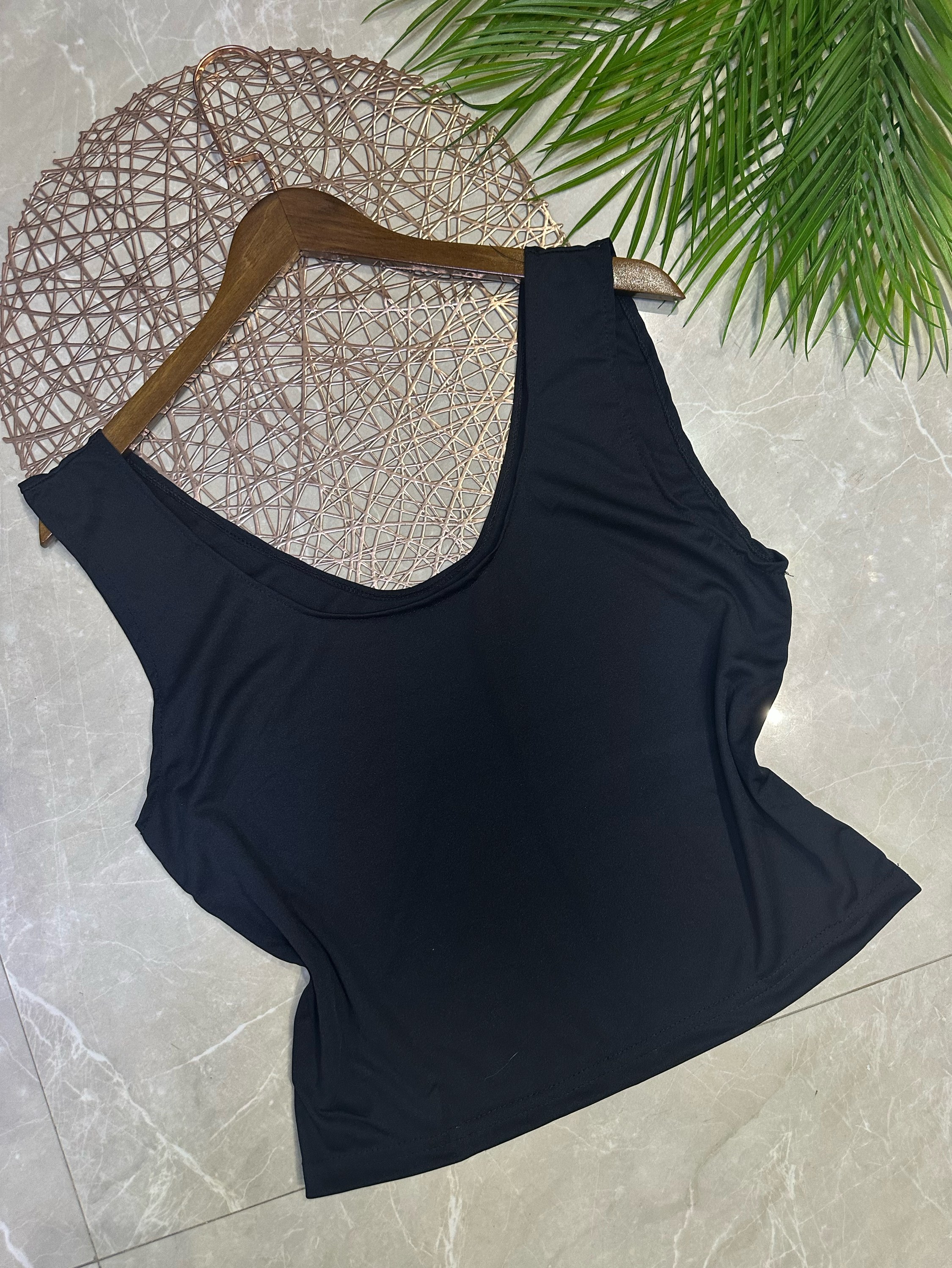 Blusa regata tecido estica Maya modas