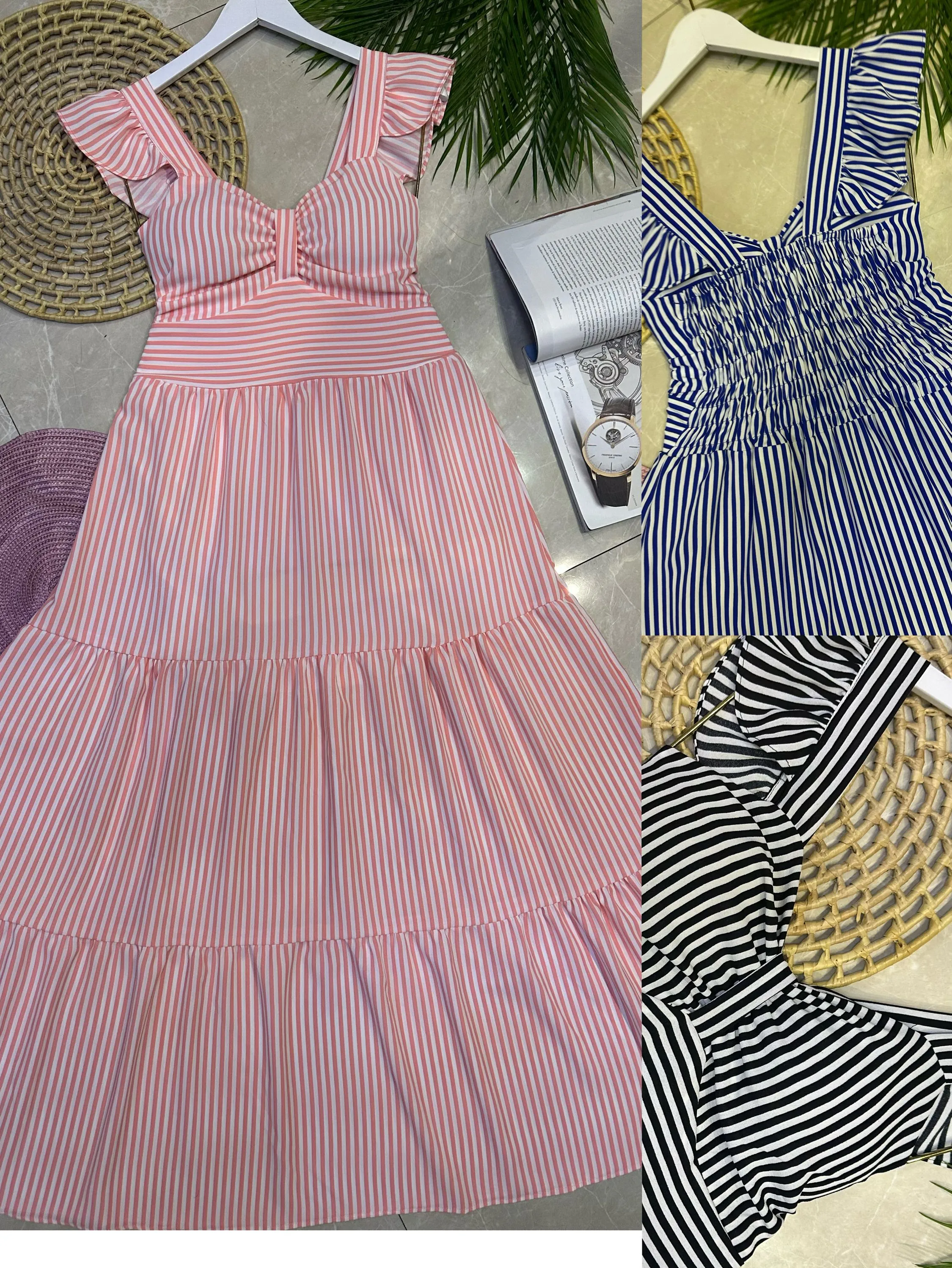 Vestido longo com bojo com forro Maya modas