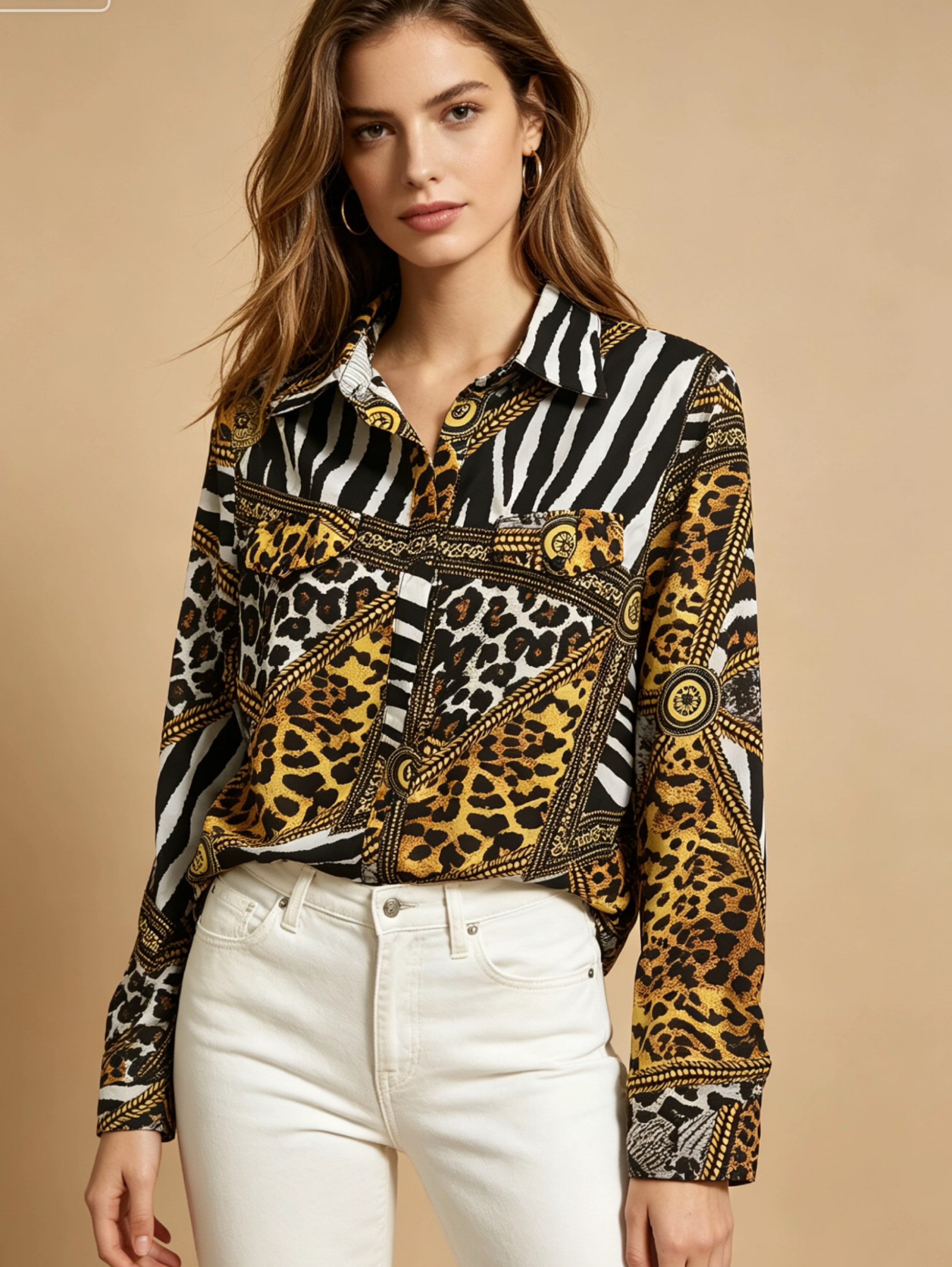 Camisa crepinho Maya modas