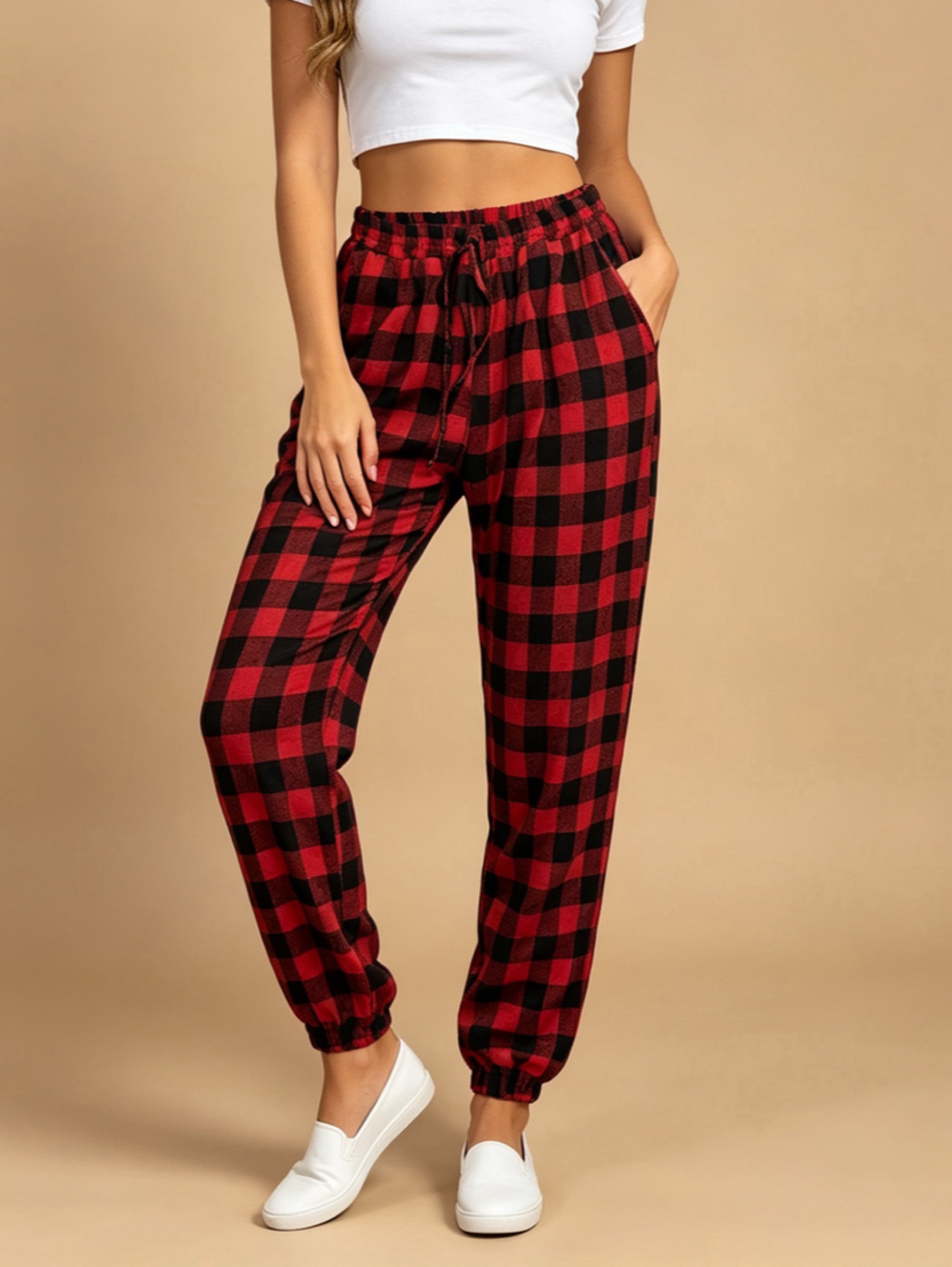Calça jogger linho Maya modas
