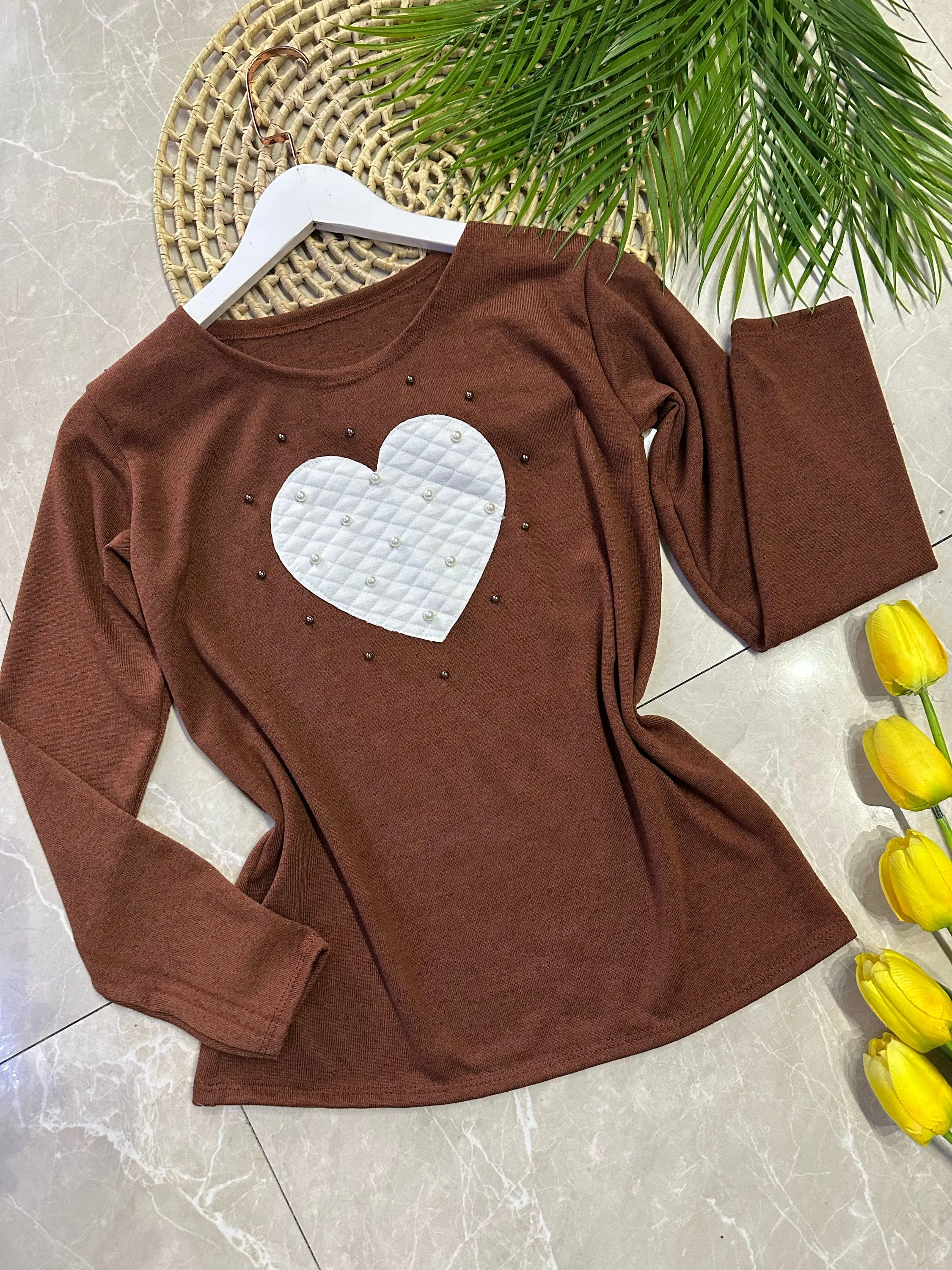 Blusa manga longa Lazinha Maya modas