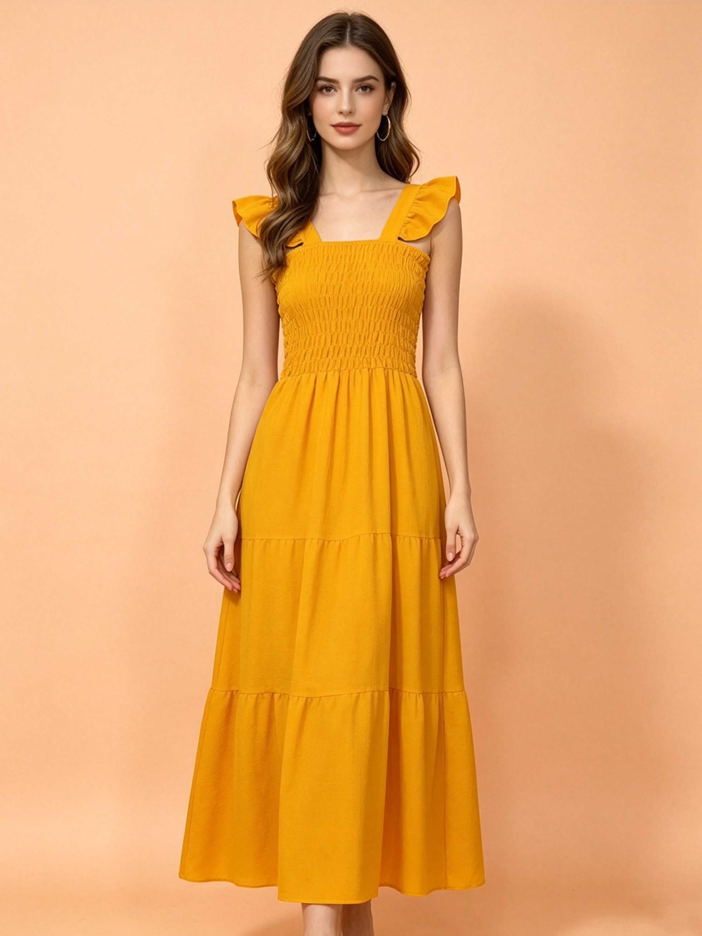 Vestido tacido duna com forro Maya modas