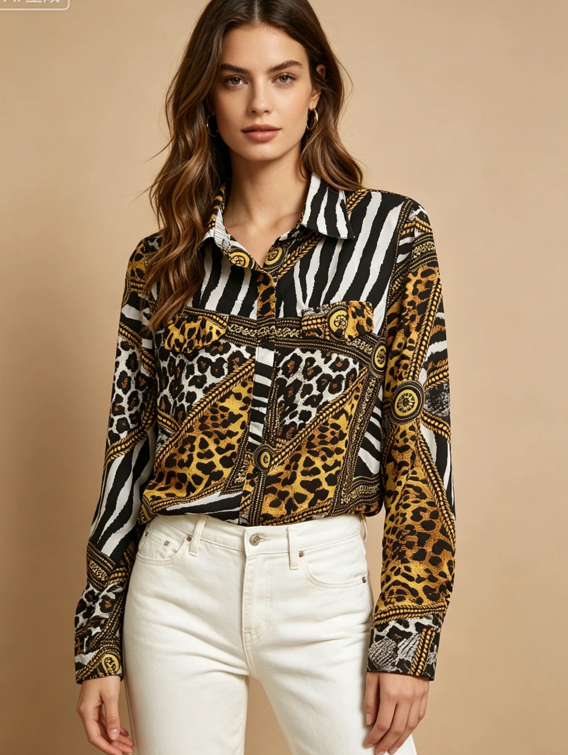 Camisa manga longa Maya modas