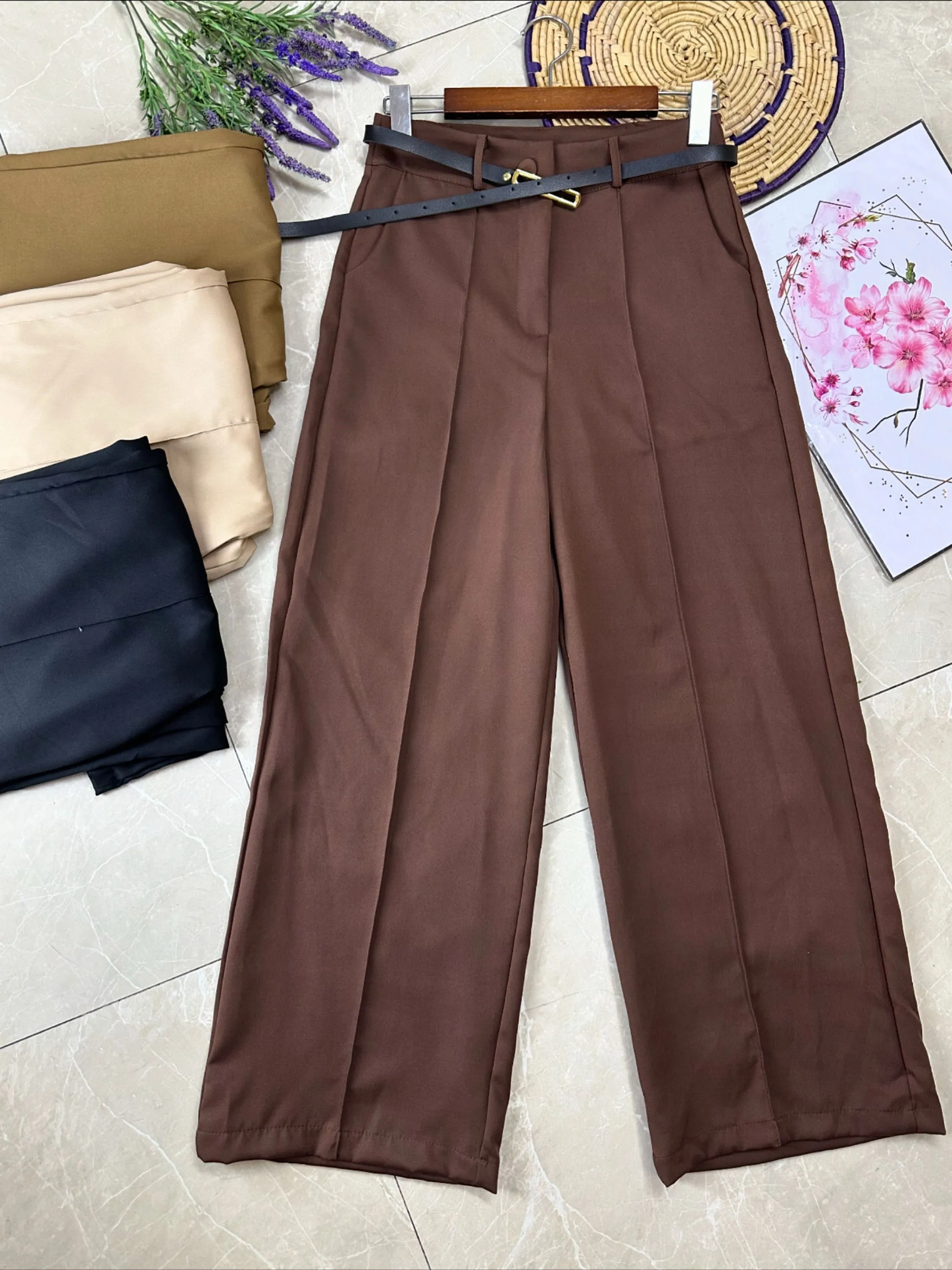 Calça pantalonas alfaiataria