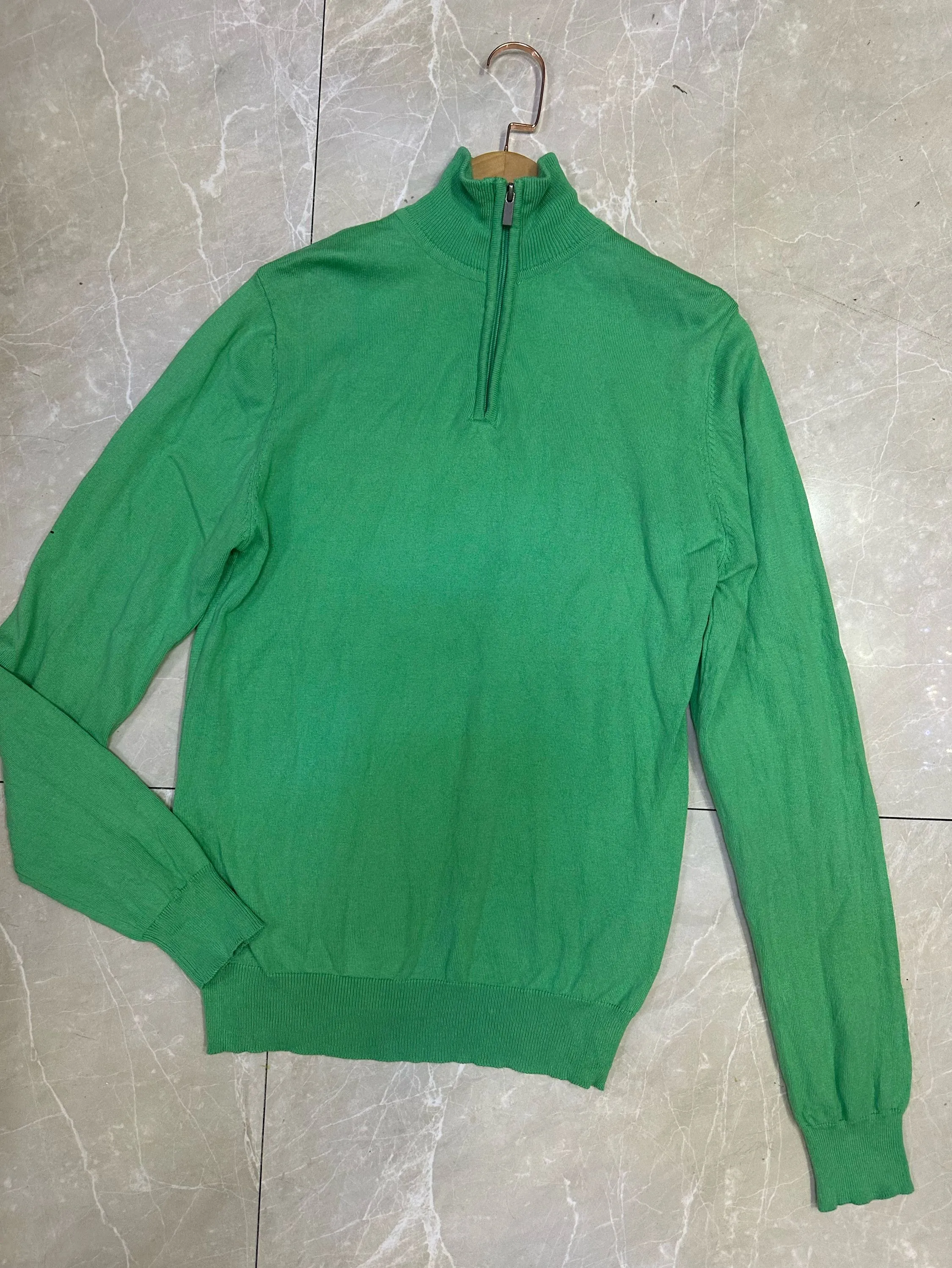 Blusa modal masculino com zíper