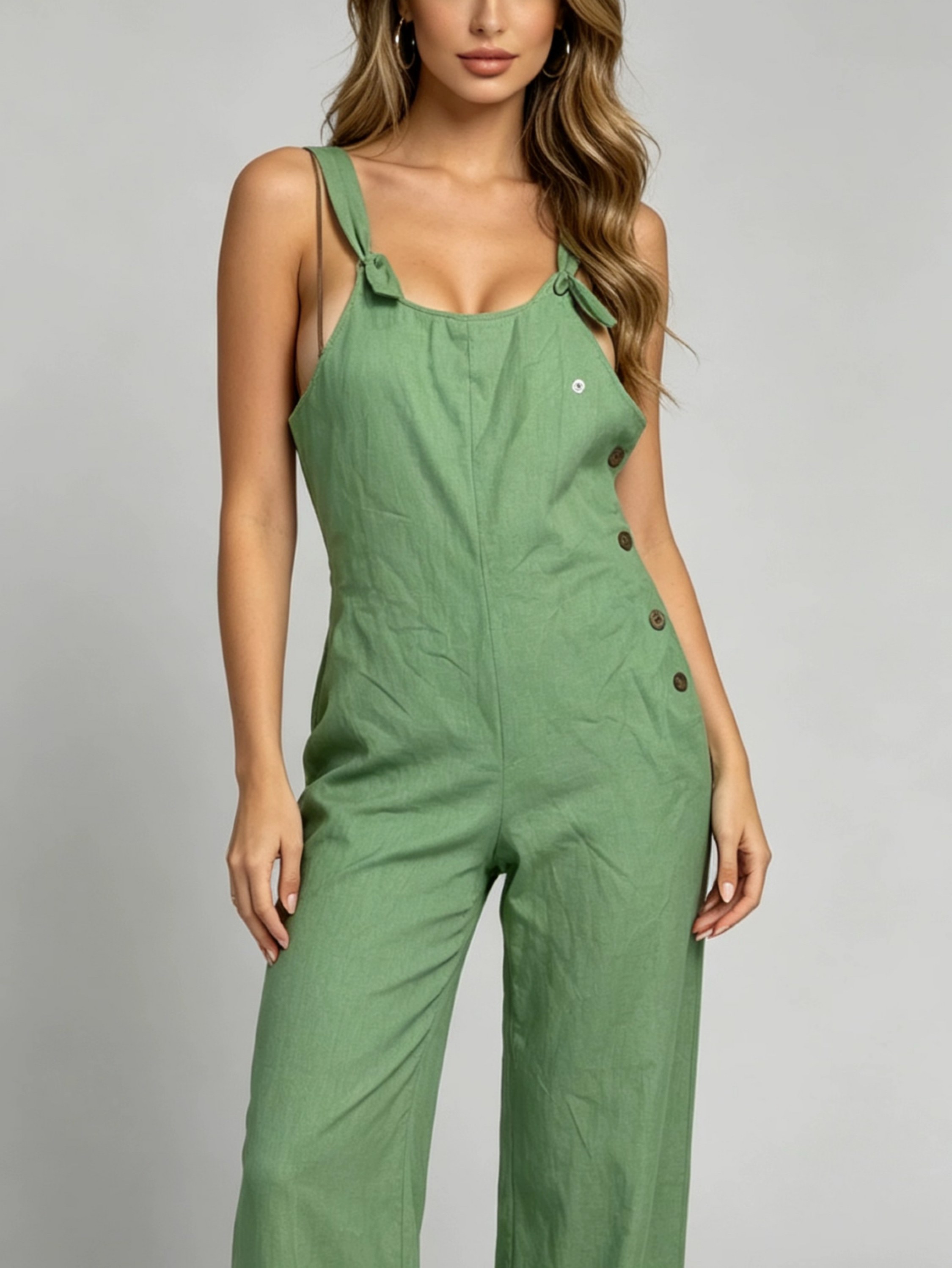 Macacão linho Maya modas