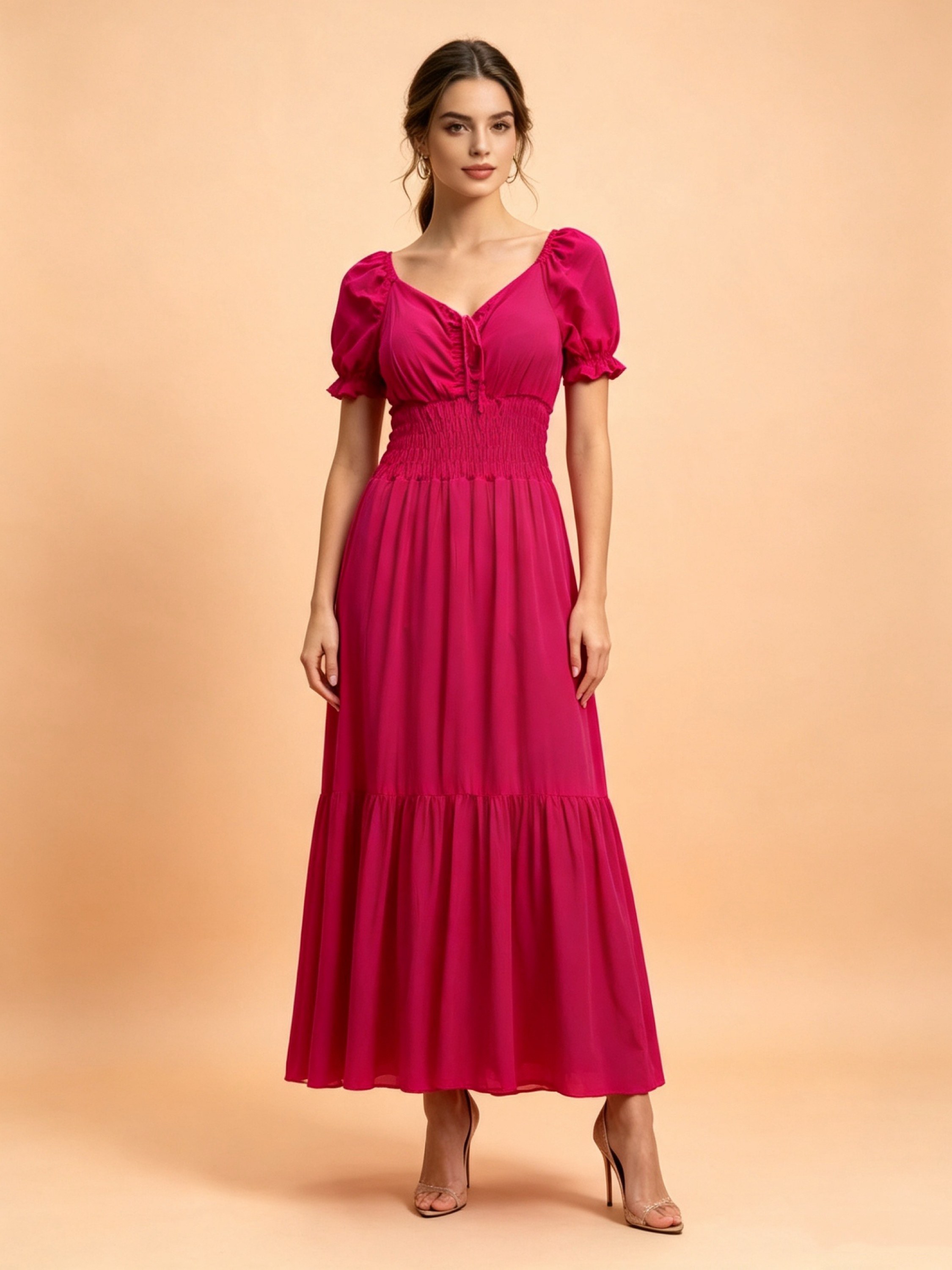 Vestido viscose Maya modas