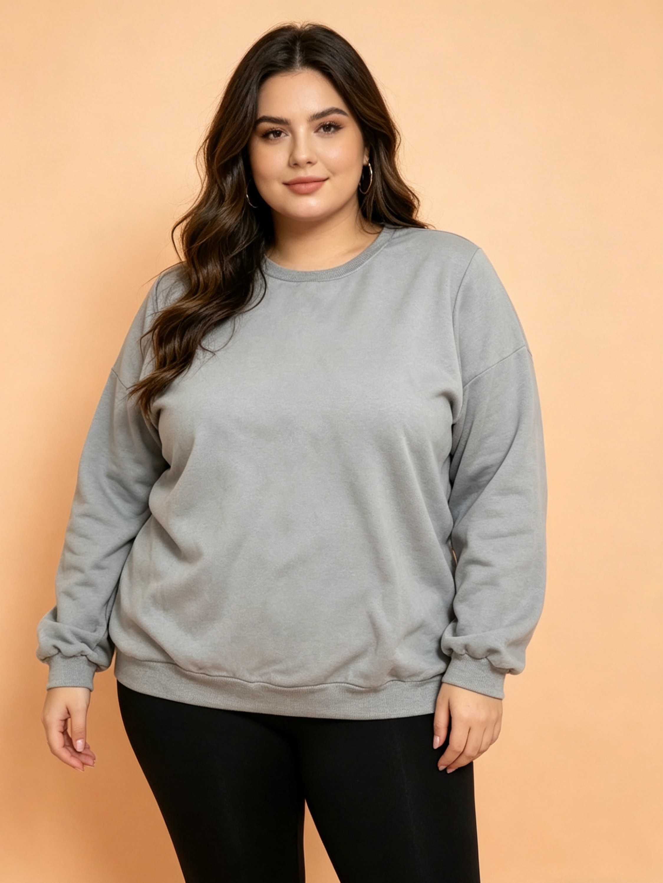 Blusa moletom Plussize Maya modas