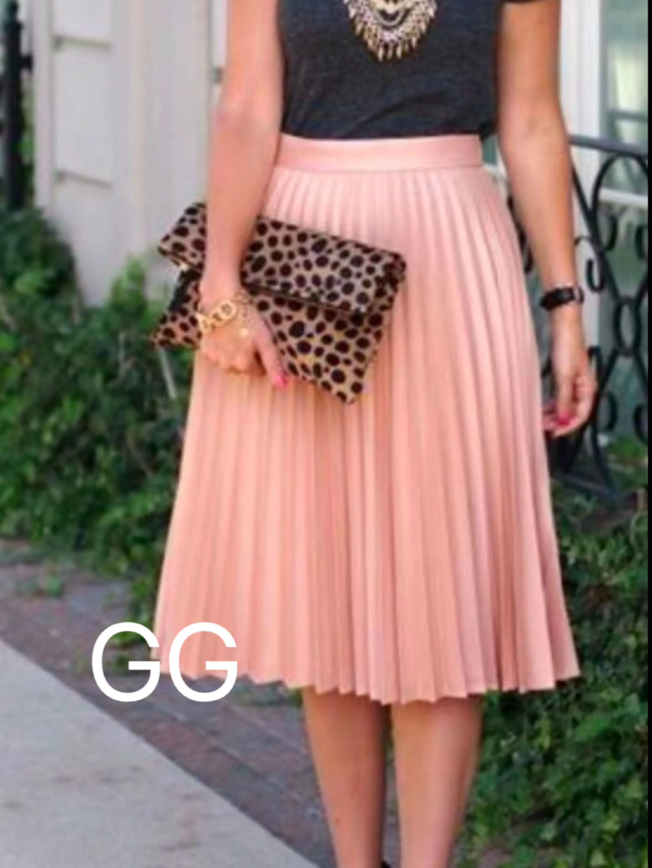 Saia plissada Maya modas