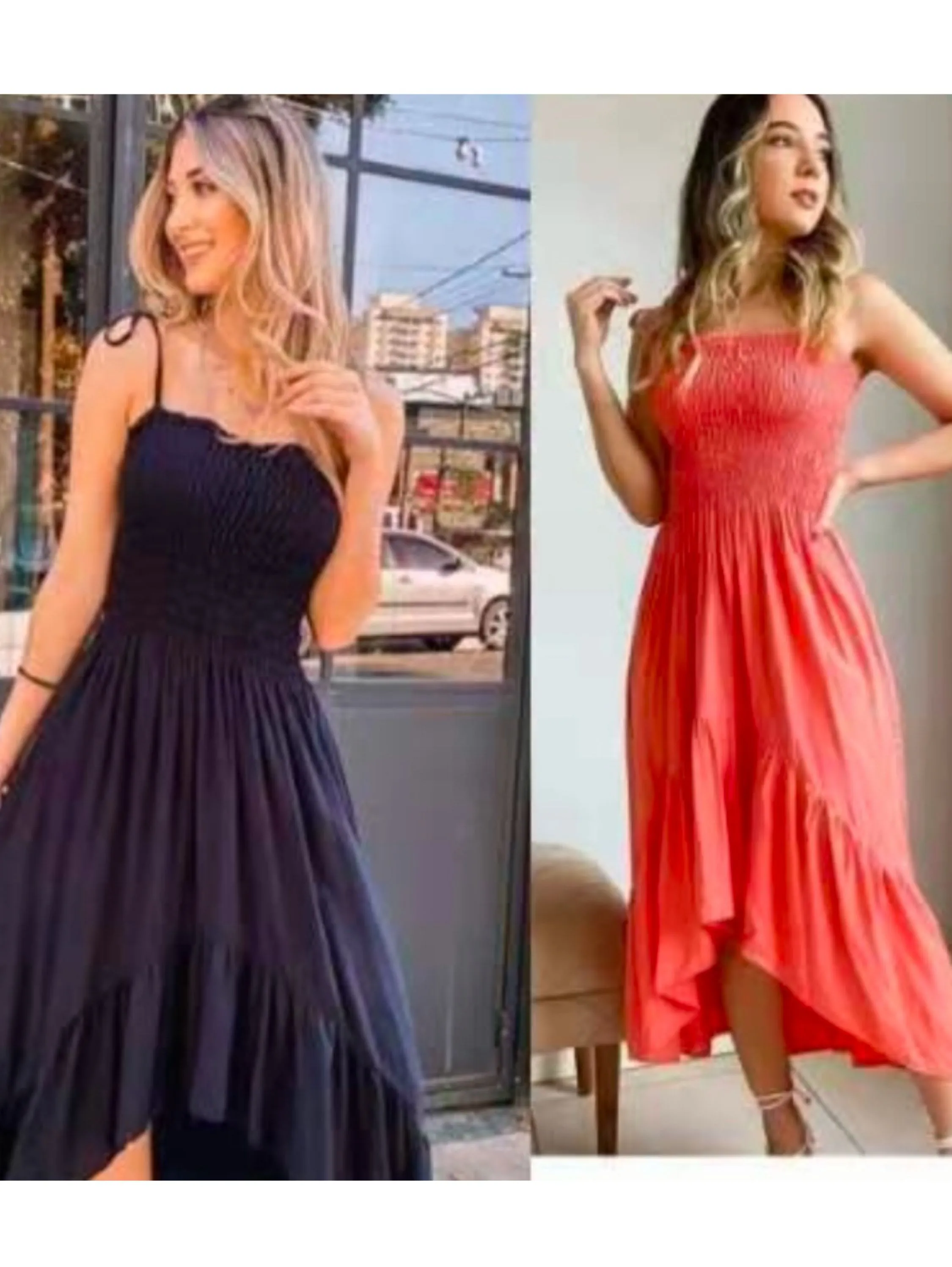 Vestido MIDI viscolinho Maya modas