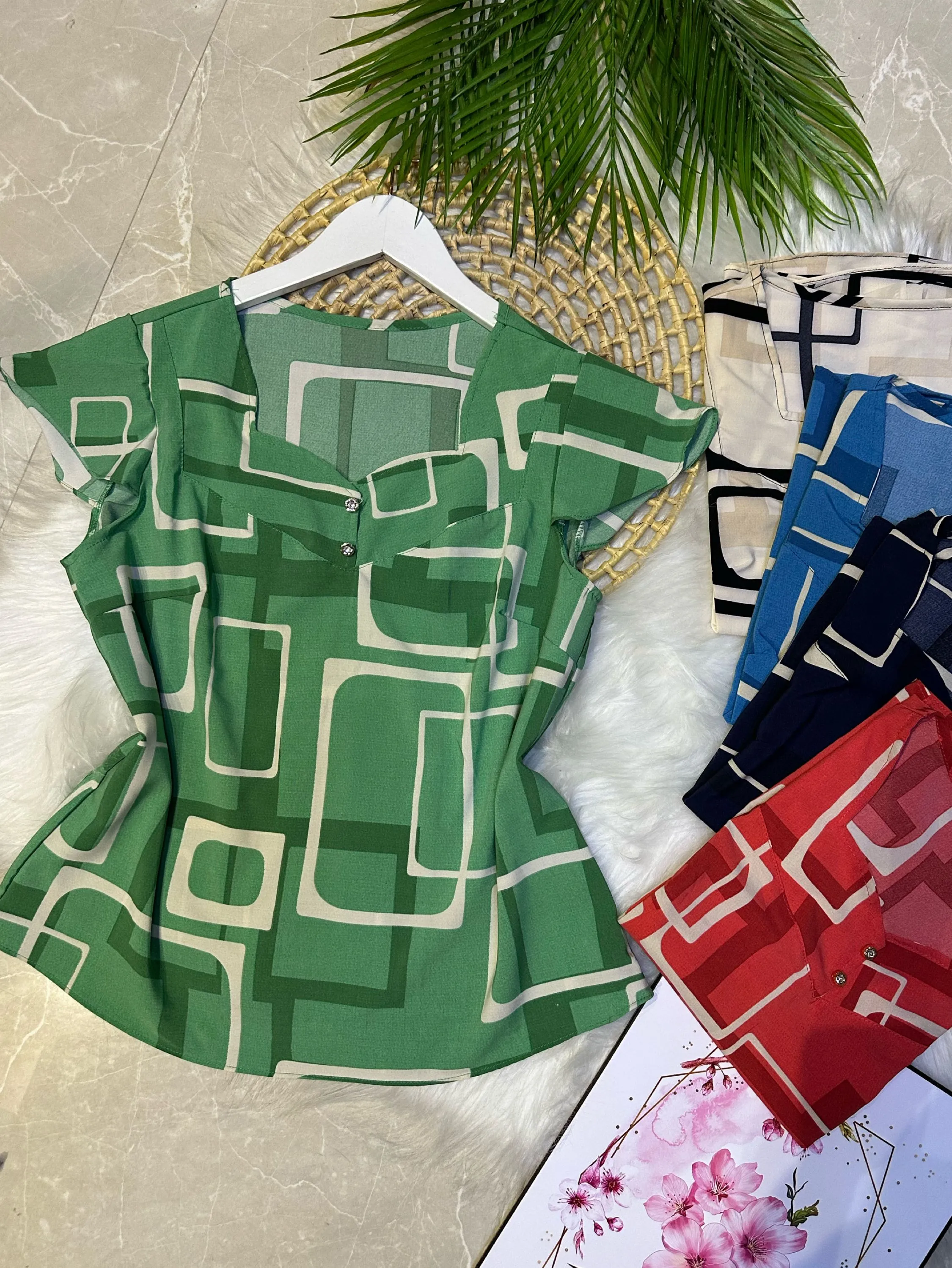 Blusa crepinho Maya modas