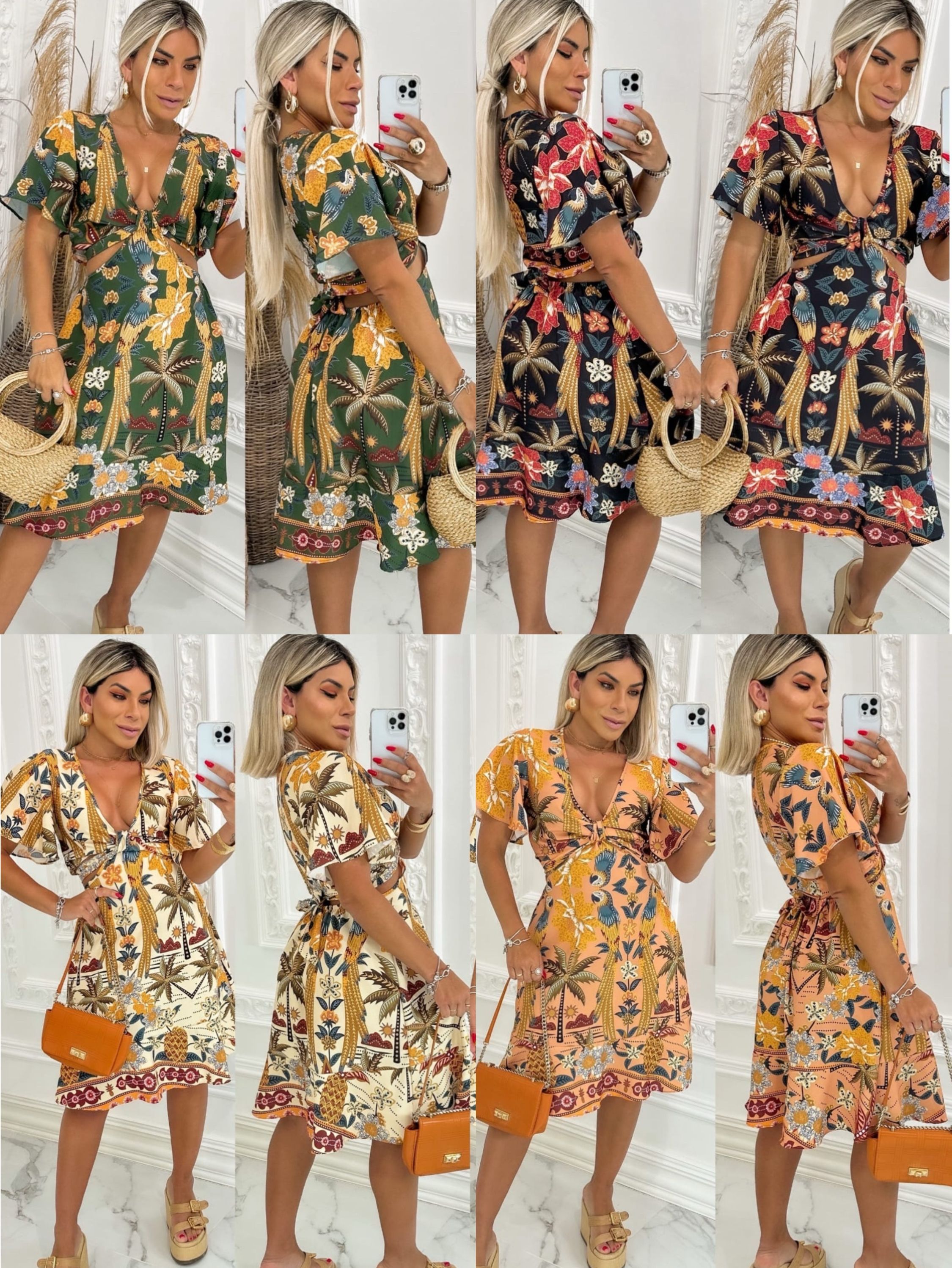 Vestido curto crepinho Maya modas