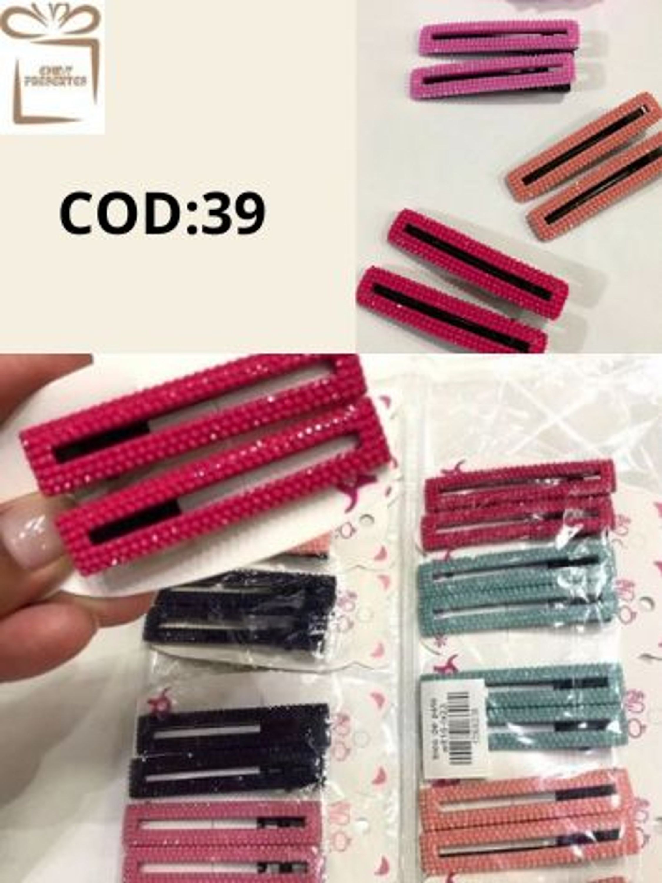 Kit de Presilha Tictac Colorida -39