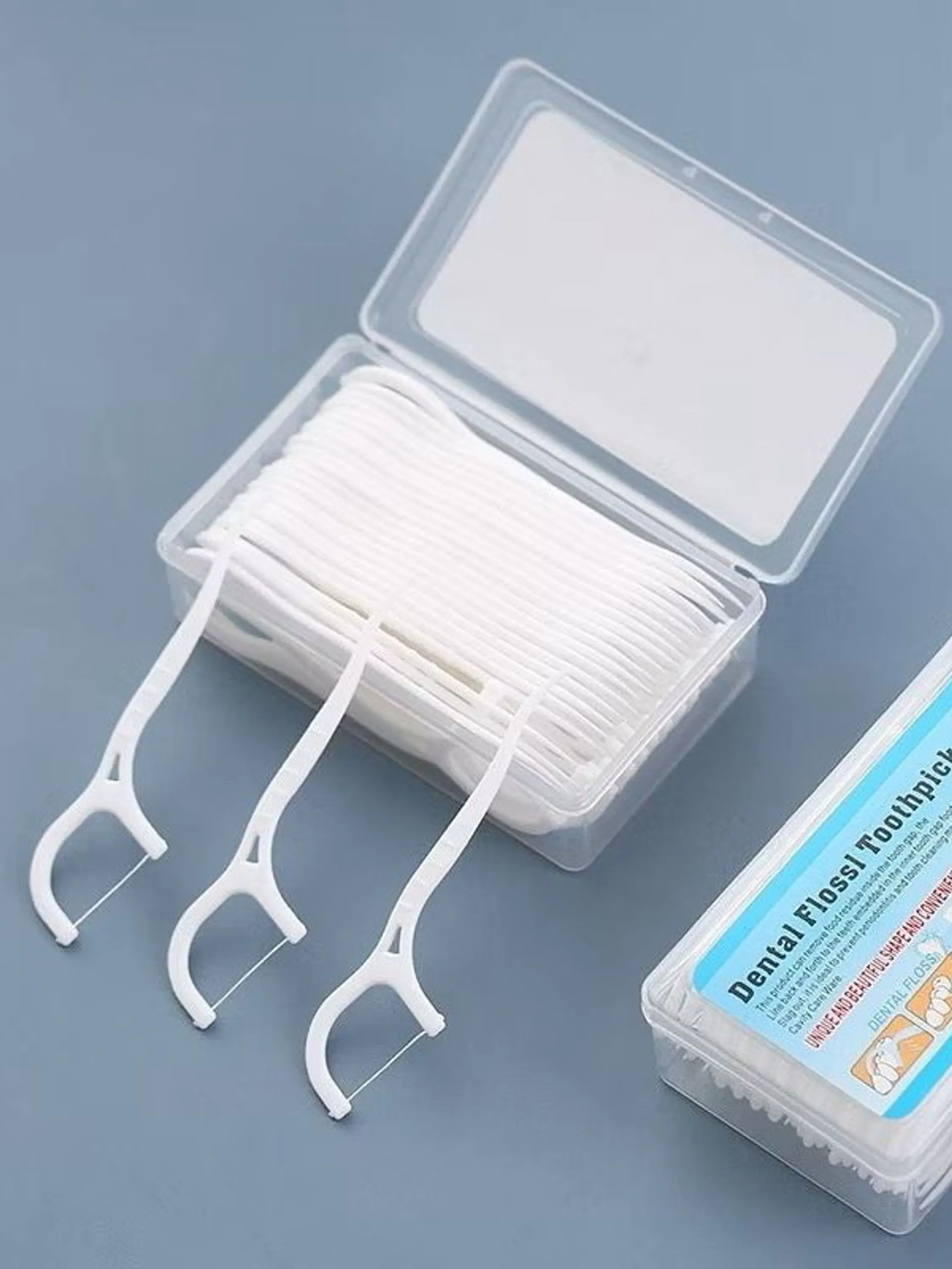 6 peças Palito Fio dental removedor de placas bacterianas