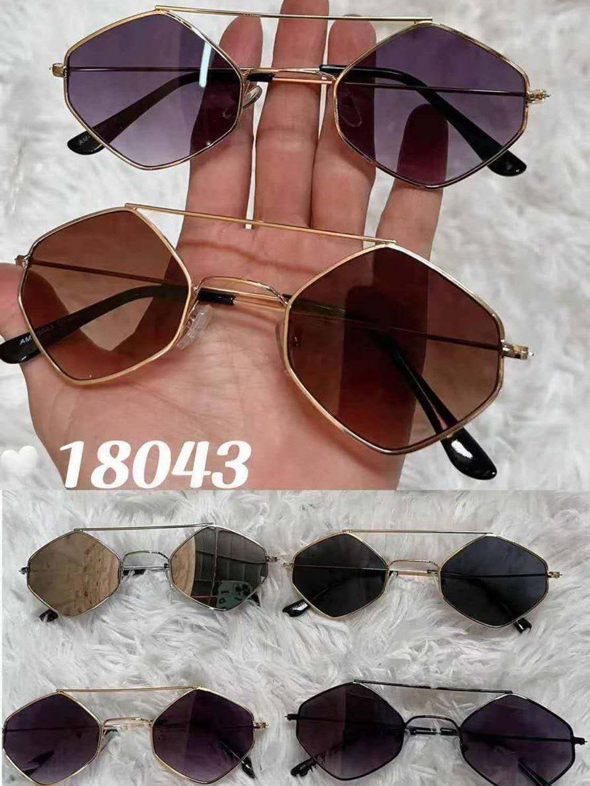 Óculos de sol estilo 18043