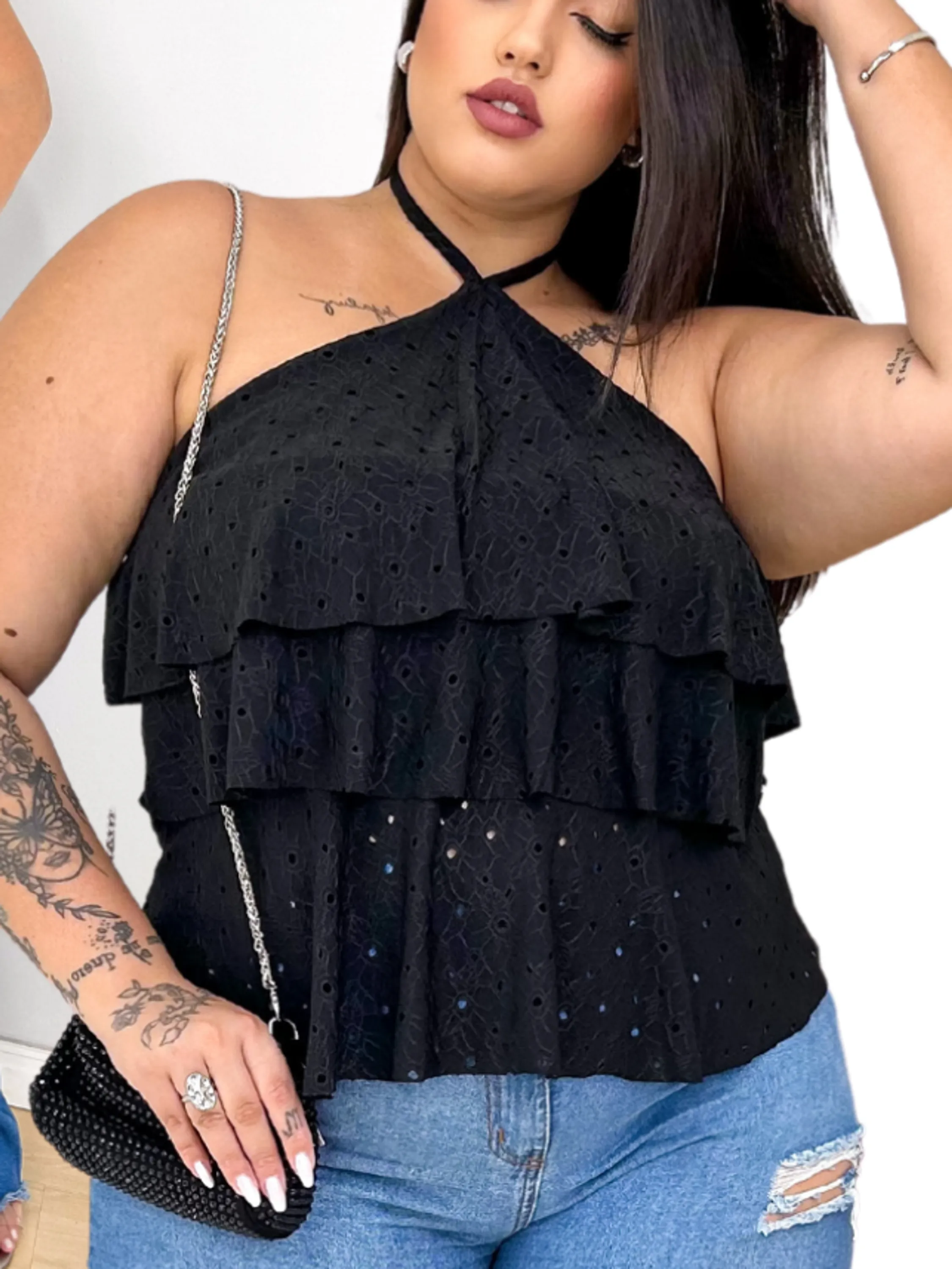 Blusa Feminina Plus Size 3 Marias