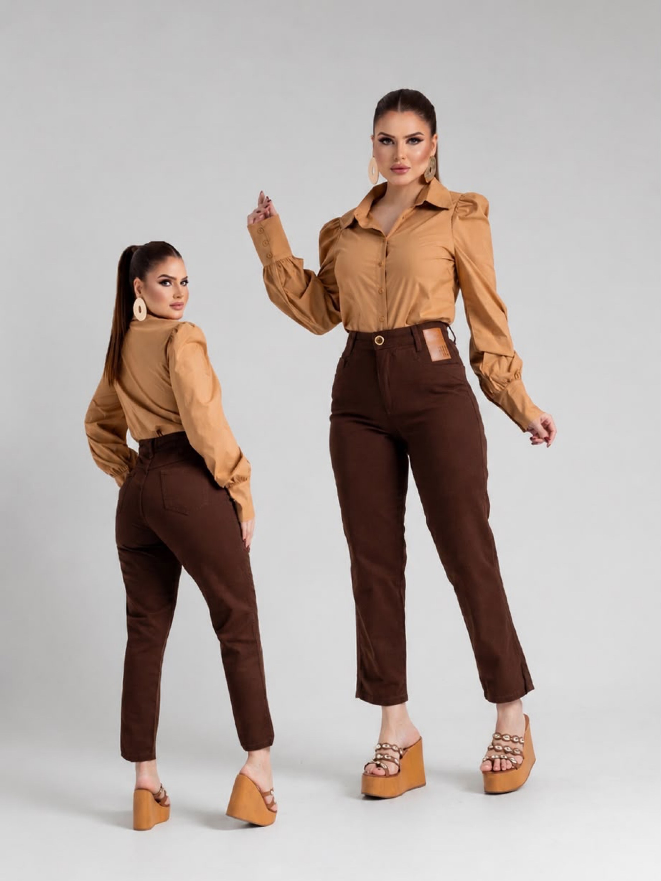 Calça Mom 100% algodão