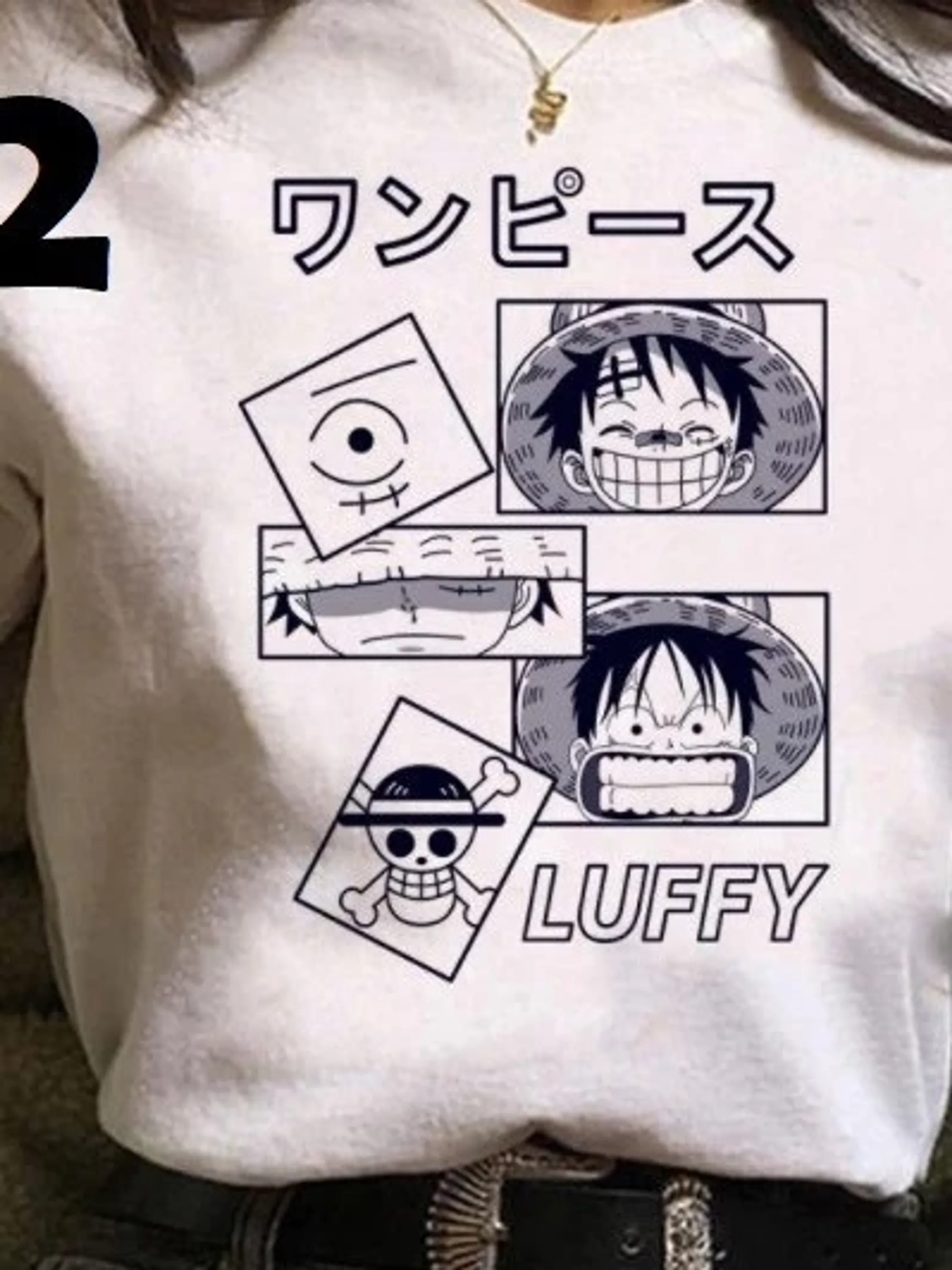 Camiseta One Piece Luffy Anime Babylook Camisa Algodão