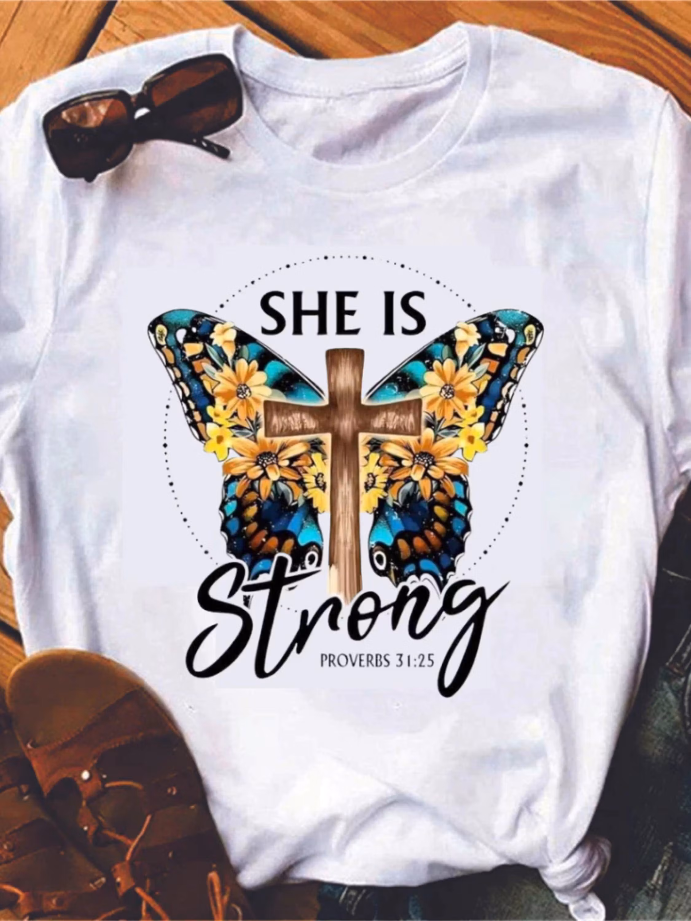 Camiseta Camisa Babylook T-shirt Feminina Blusa Algodão Leão de Judá - Moda