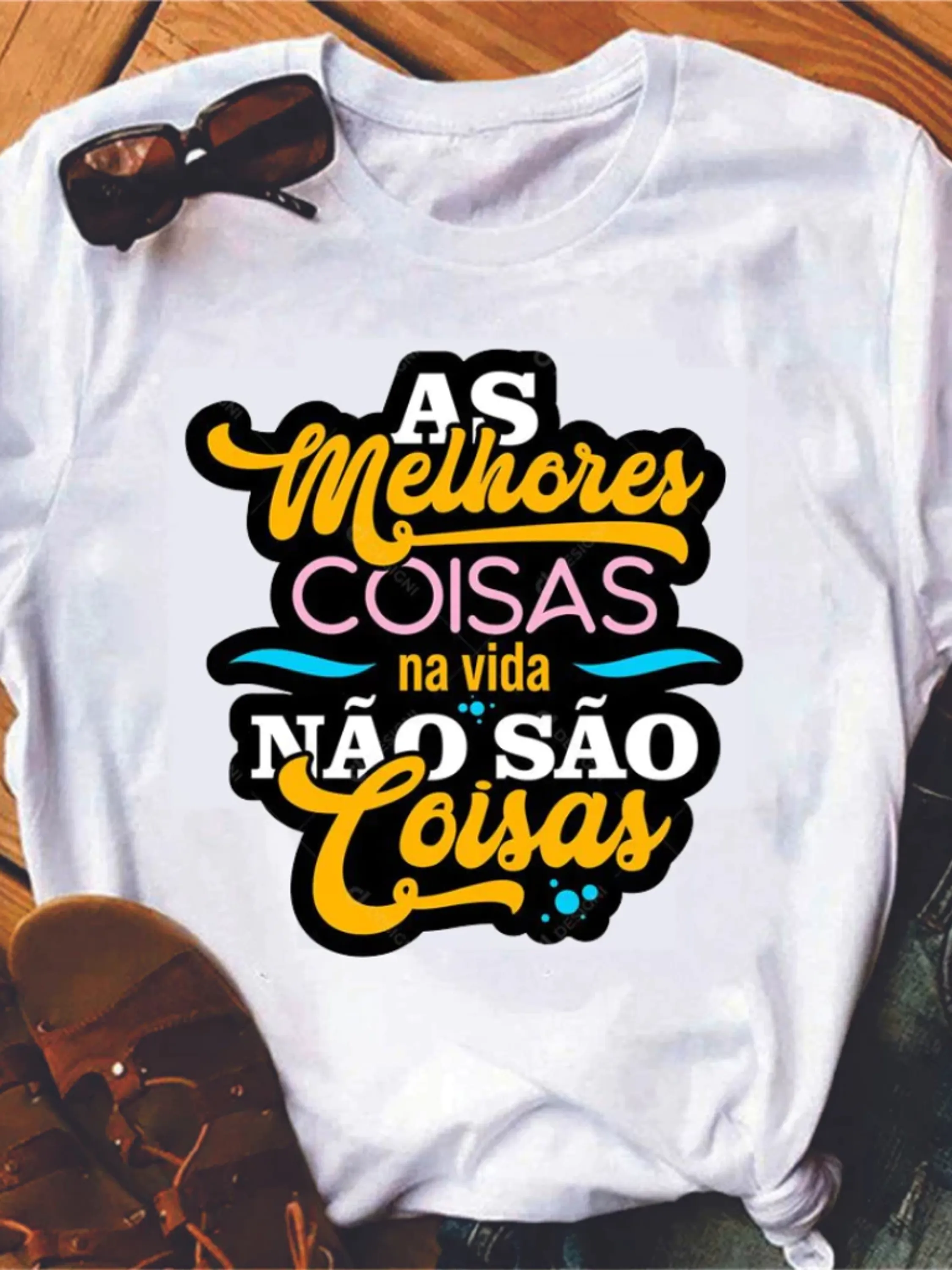 Camisetas As Melhores Coisas Lindas T-shirts Estampadas Femininas Blusas