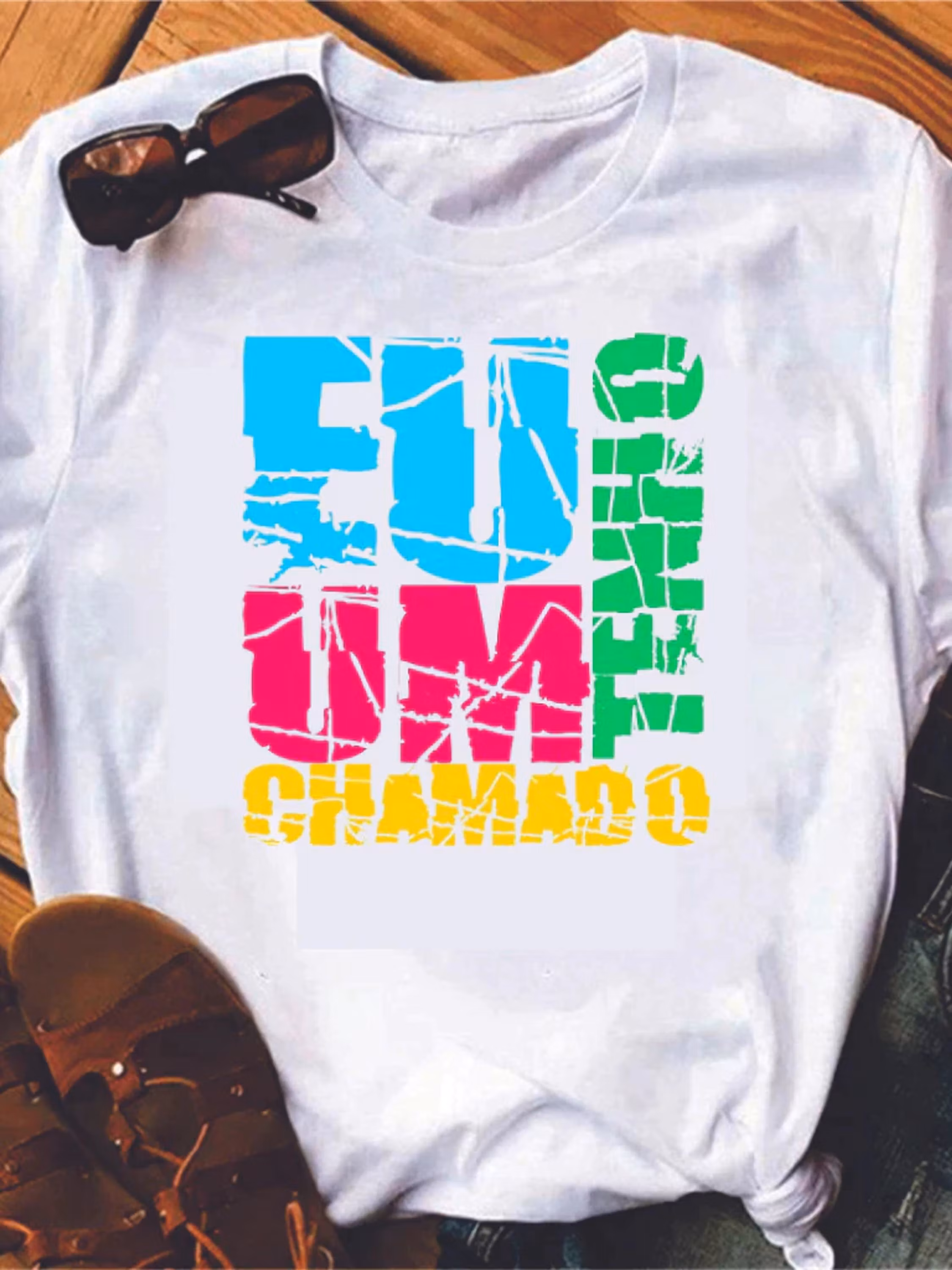 Camiseta Camisa Babylook T-shirt Feminina Blusa Algodão Leão de Judá - Moda