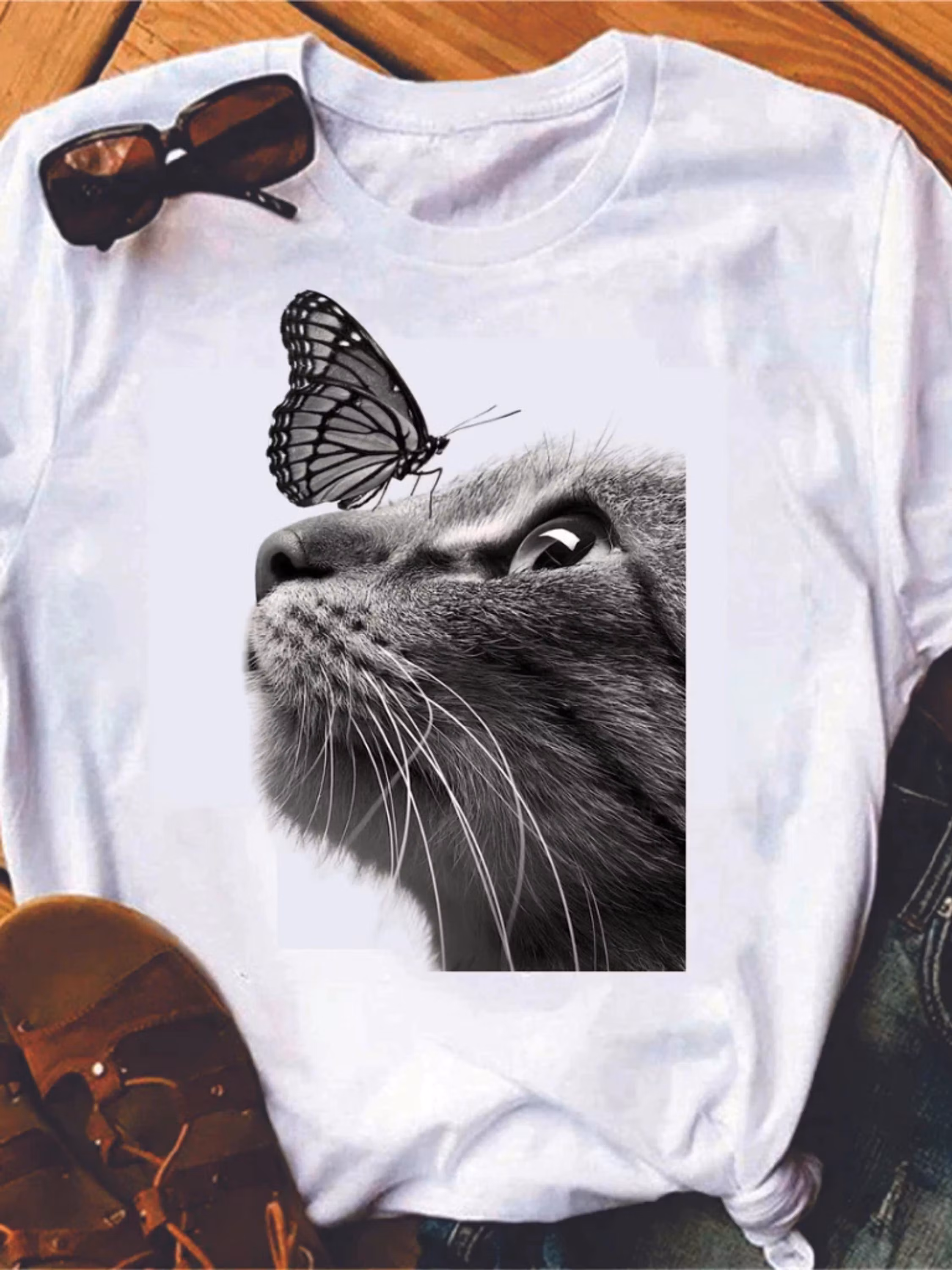 Camiseta Camisa Babylook T-shirt Feminina Blusa Algodão Leão de Judá - Moda