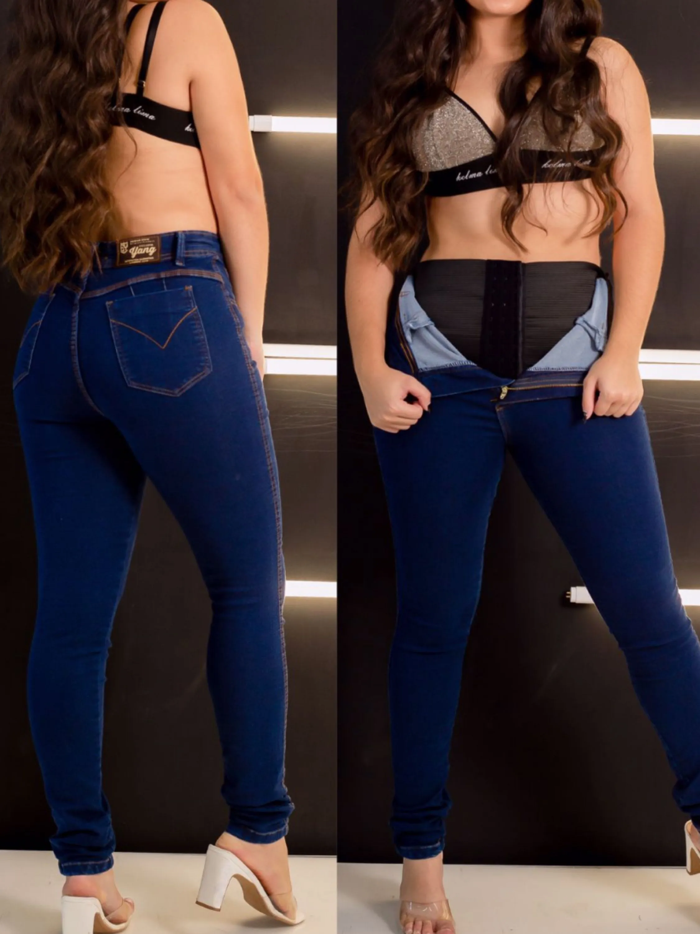 Calça Skinny Cinta Lipo Modeladora