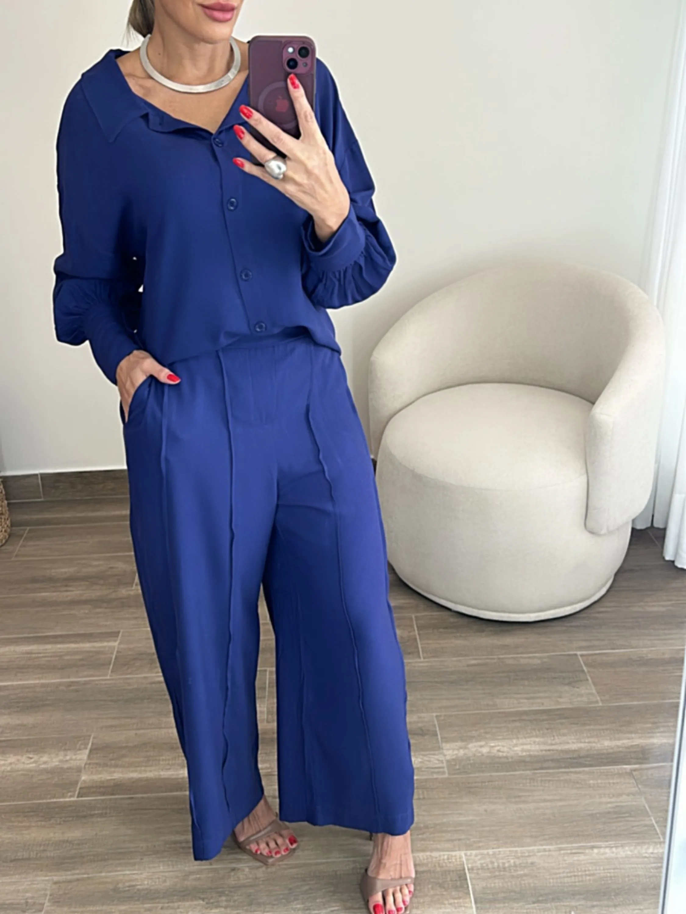 Calça Nervuras + Camisa