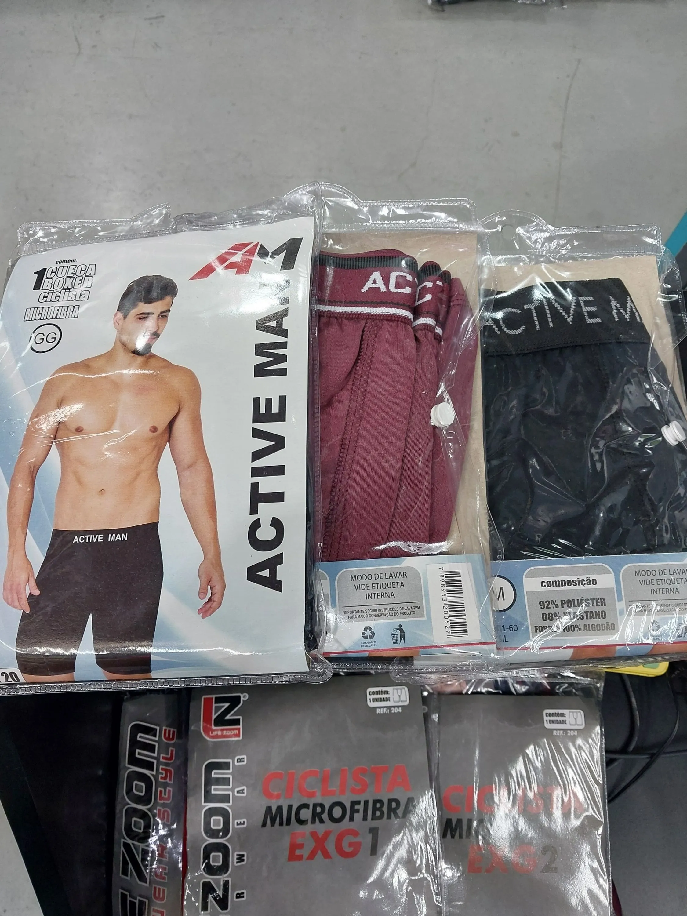 Cueca Box Ciclista Active Man