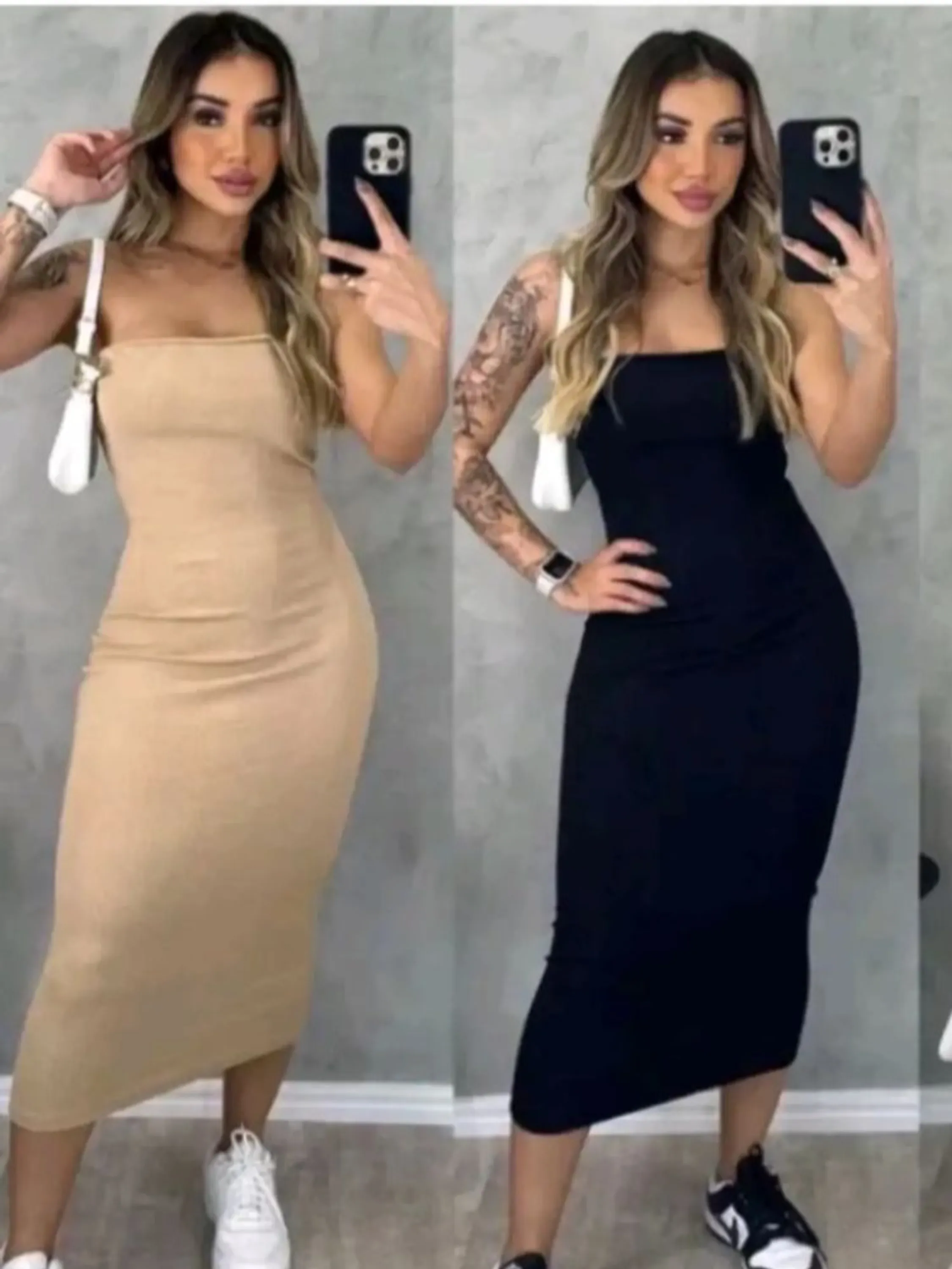 Vestido tomara que caia modelador