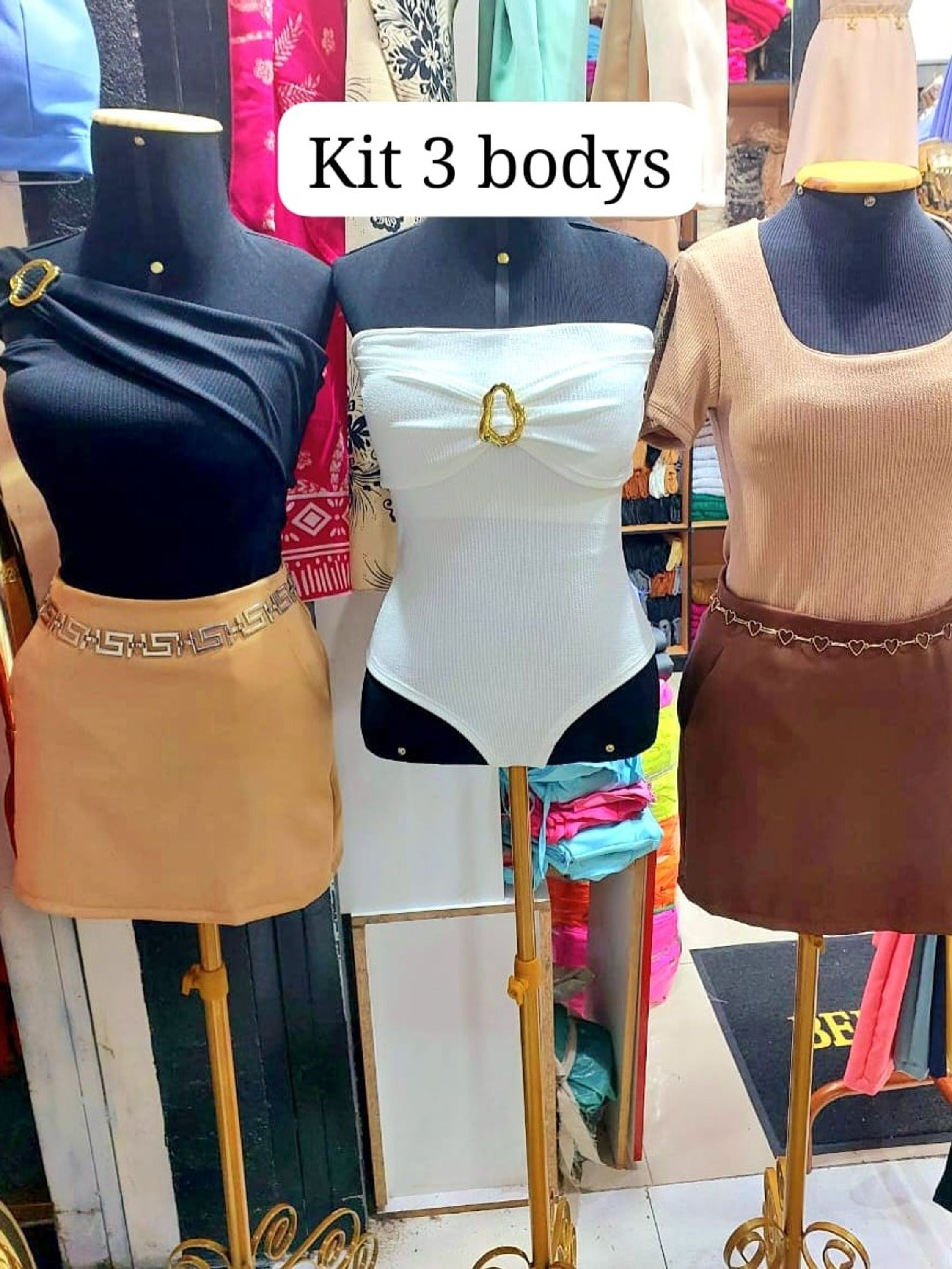 Kit 3 bodys aleatórios