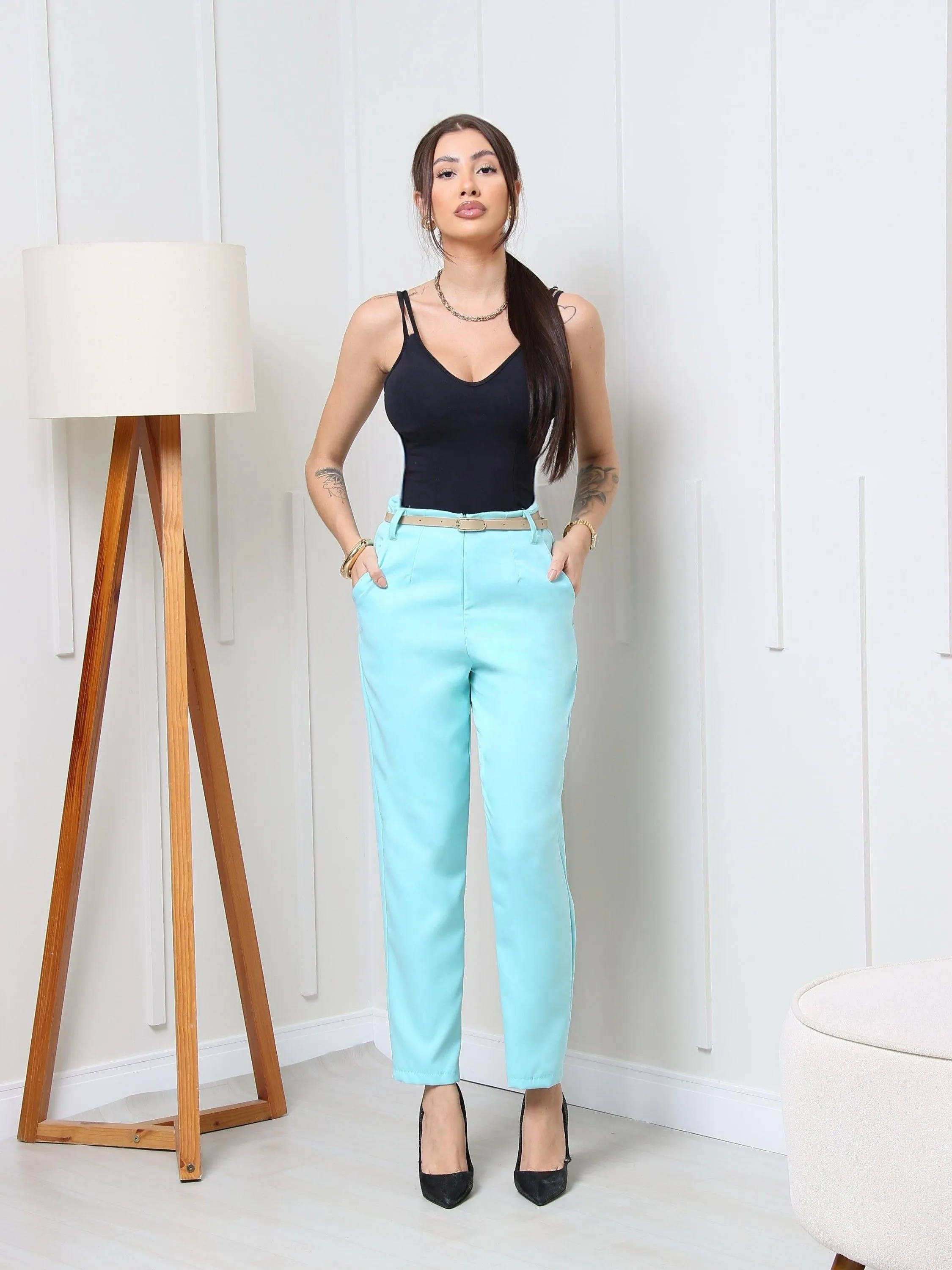 Calça  social skinny