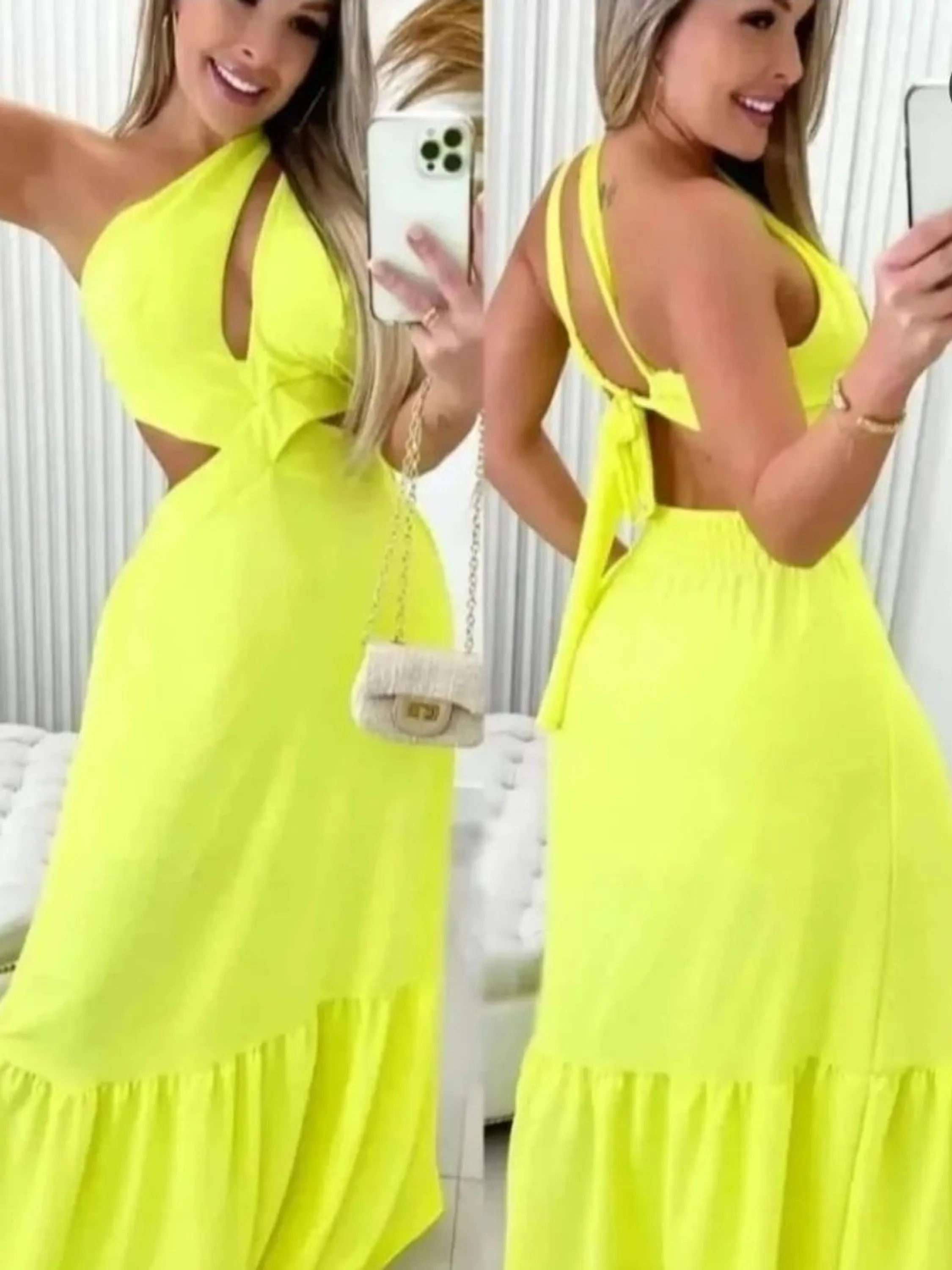 Vestido longo  com bojo