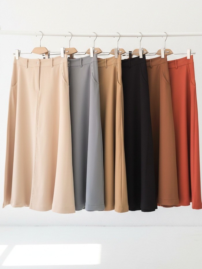 saia feminina de alfaiataria longo evangélica