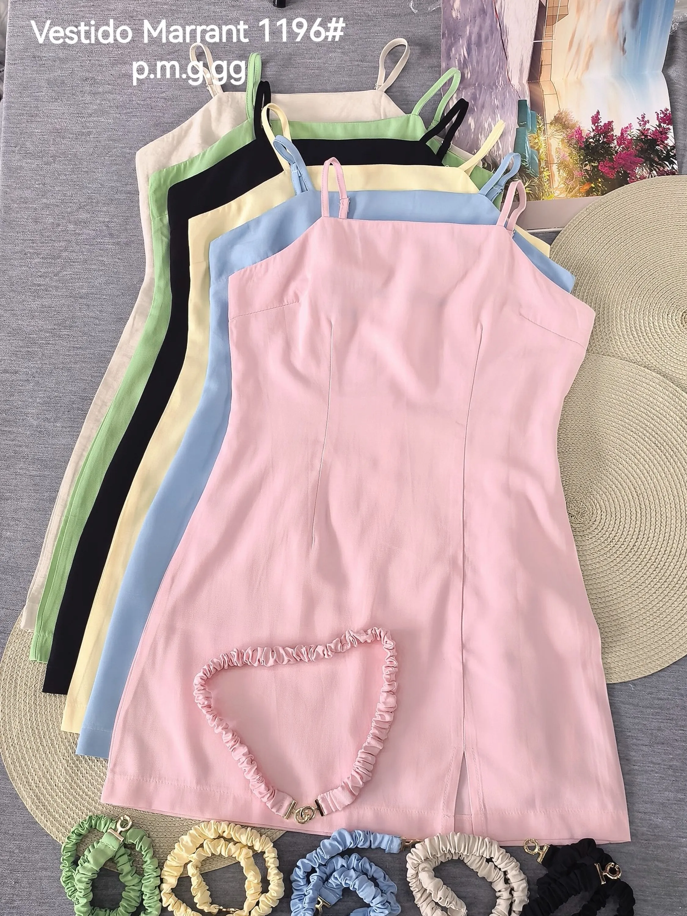 vestido curto Marrant curto 1196#