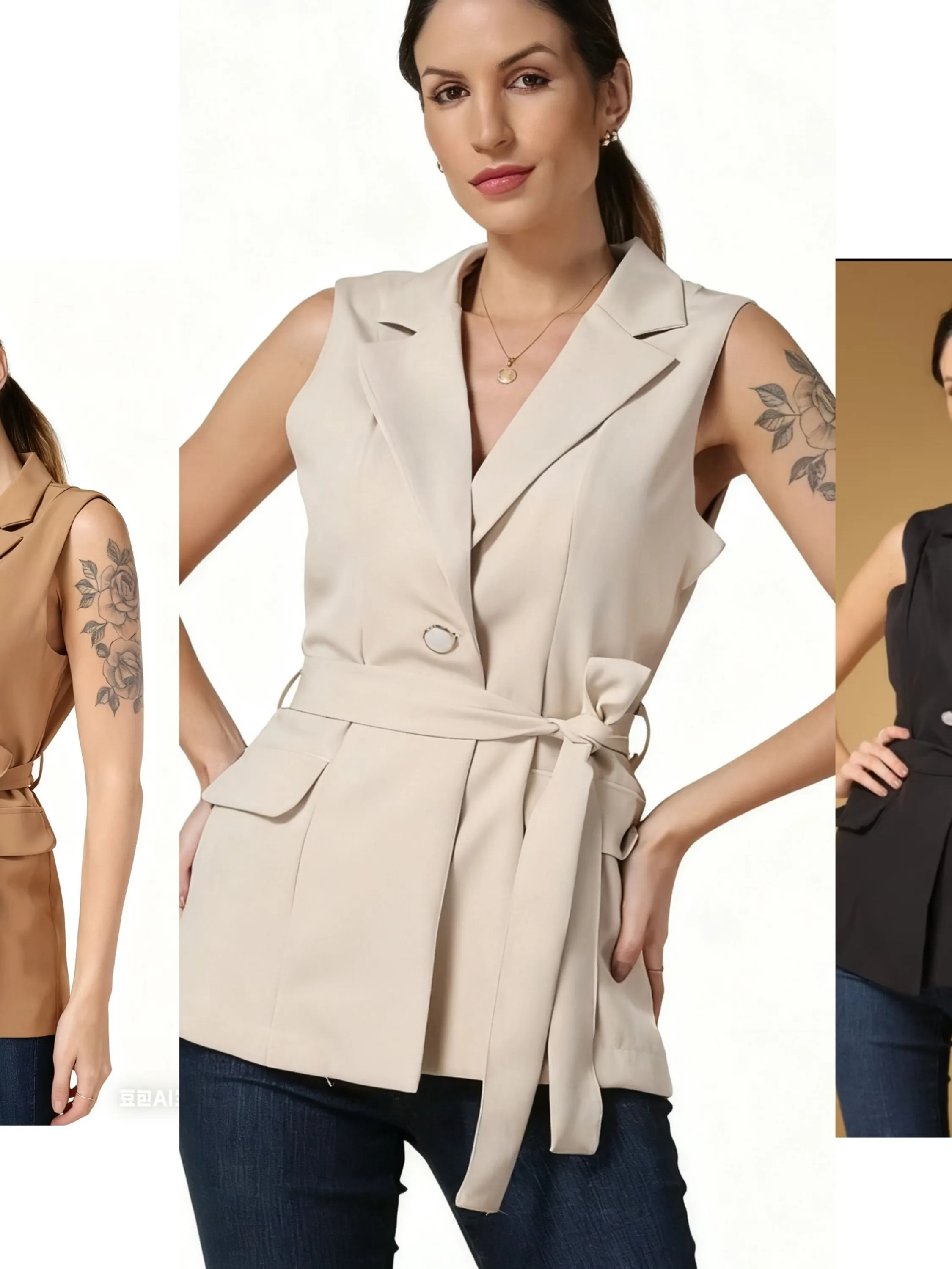 colete Max longo feminino