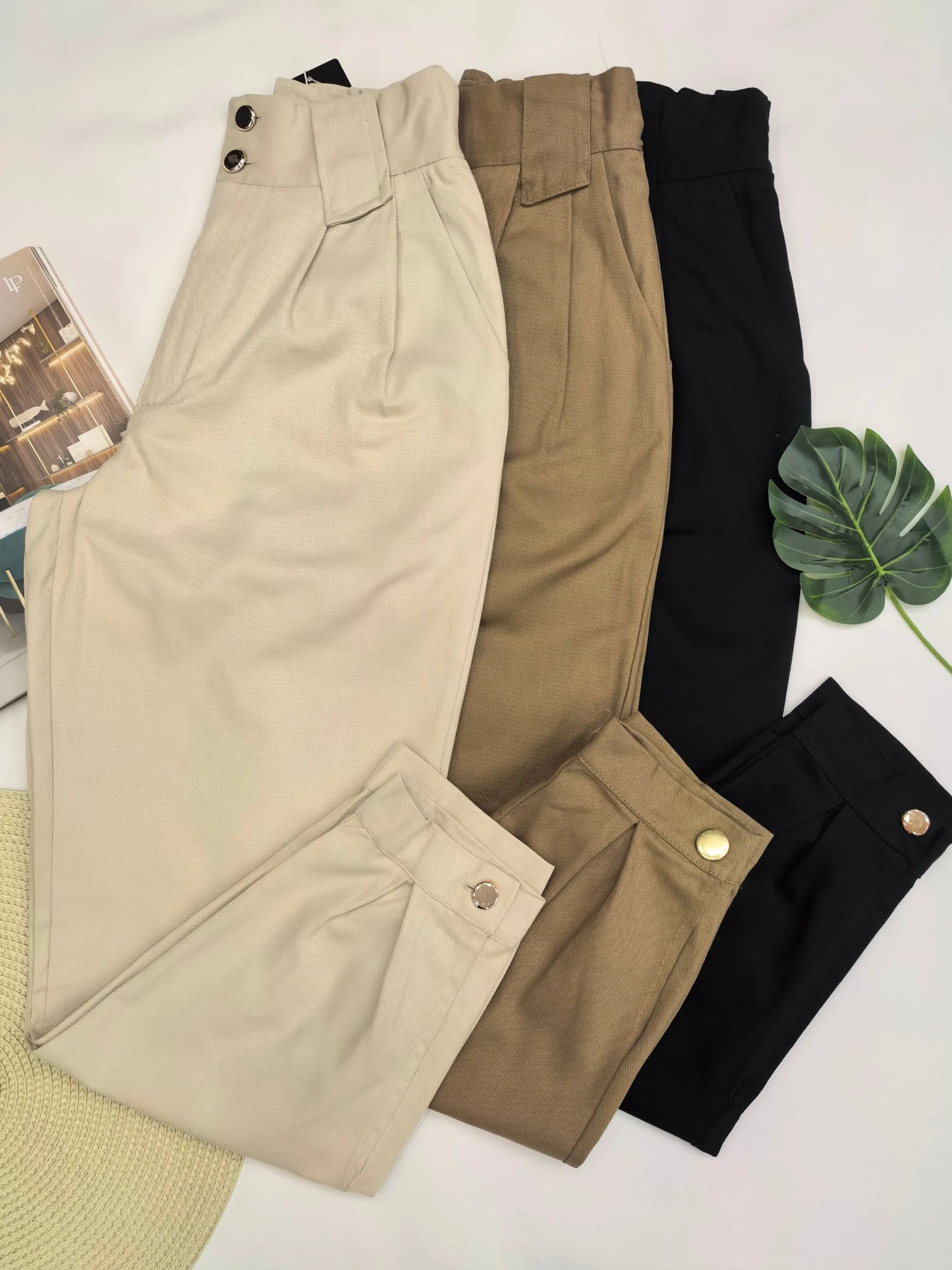 calça sarja feminina com elástico atrás
