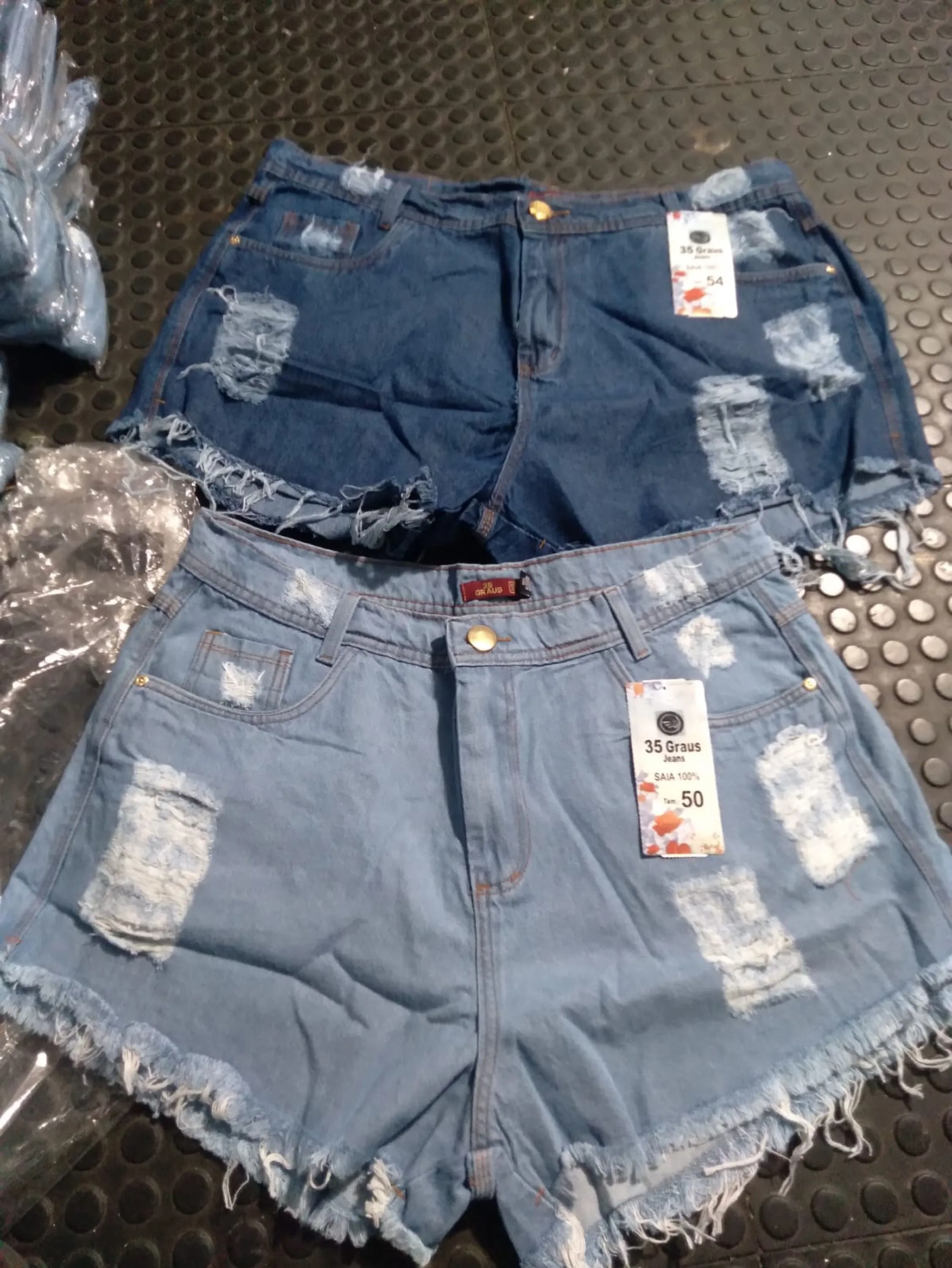 Shorts jeans plusize 50  ao 58