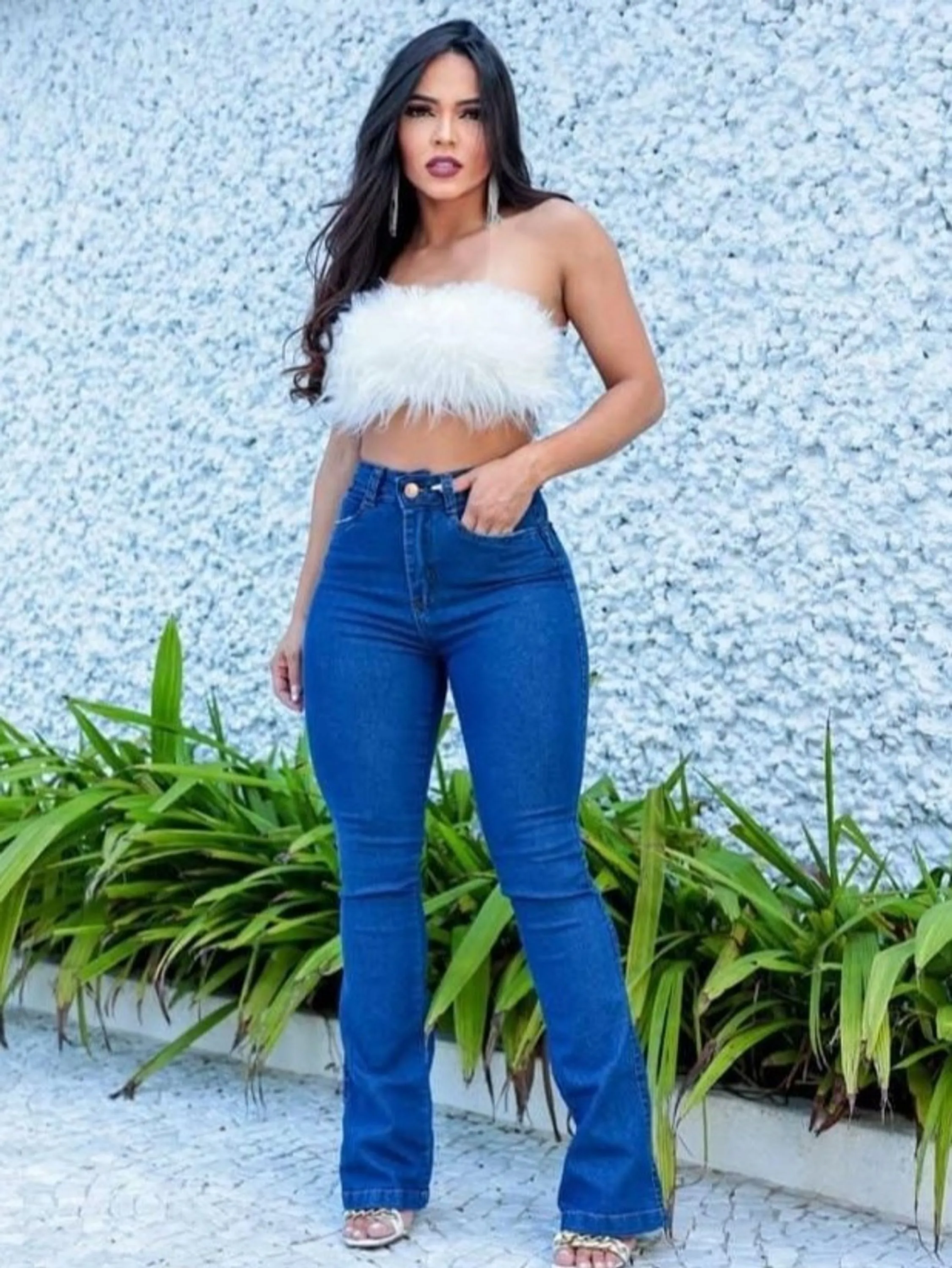 Calça Fler Jeans Tecido Denim