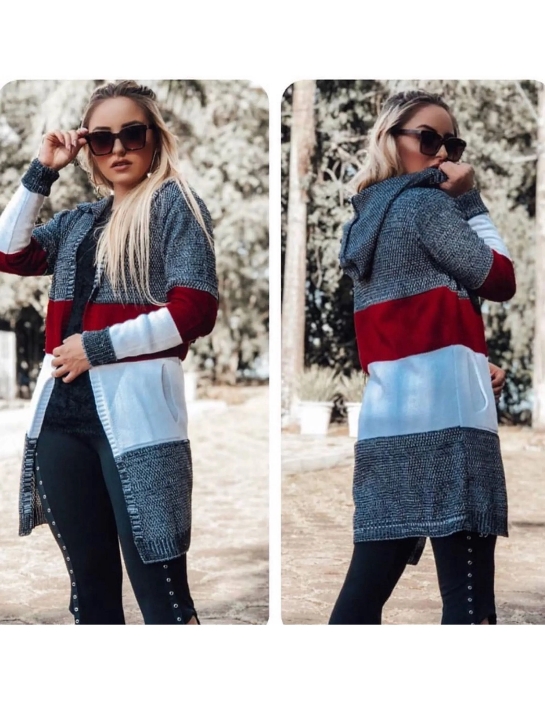 Cardigã tricot
