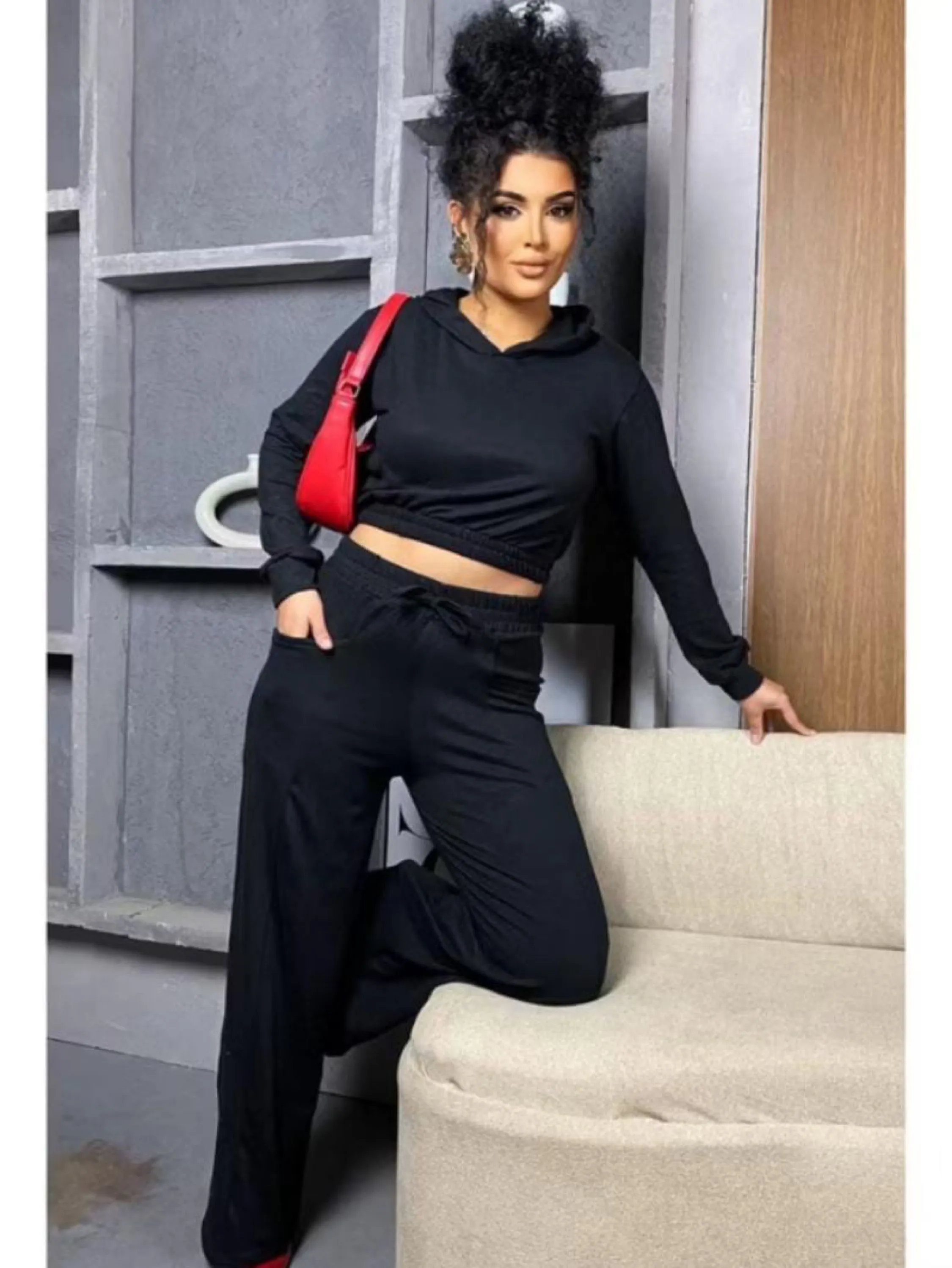 Conjunto lãzinha touca