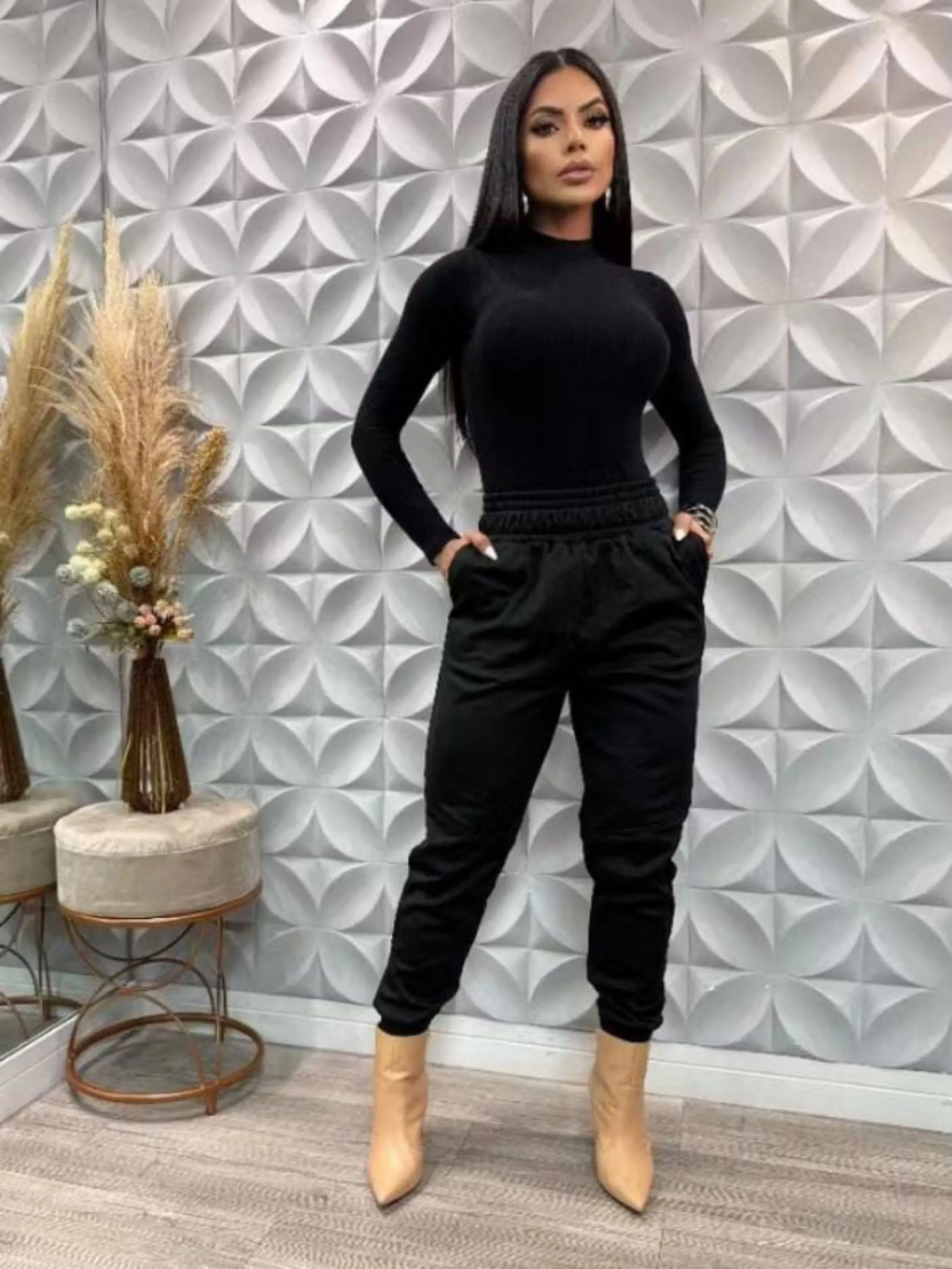Calça moletinho