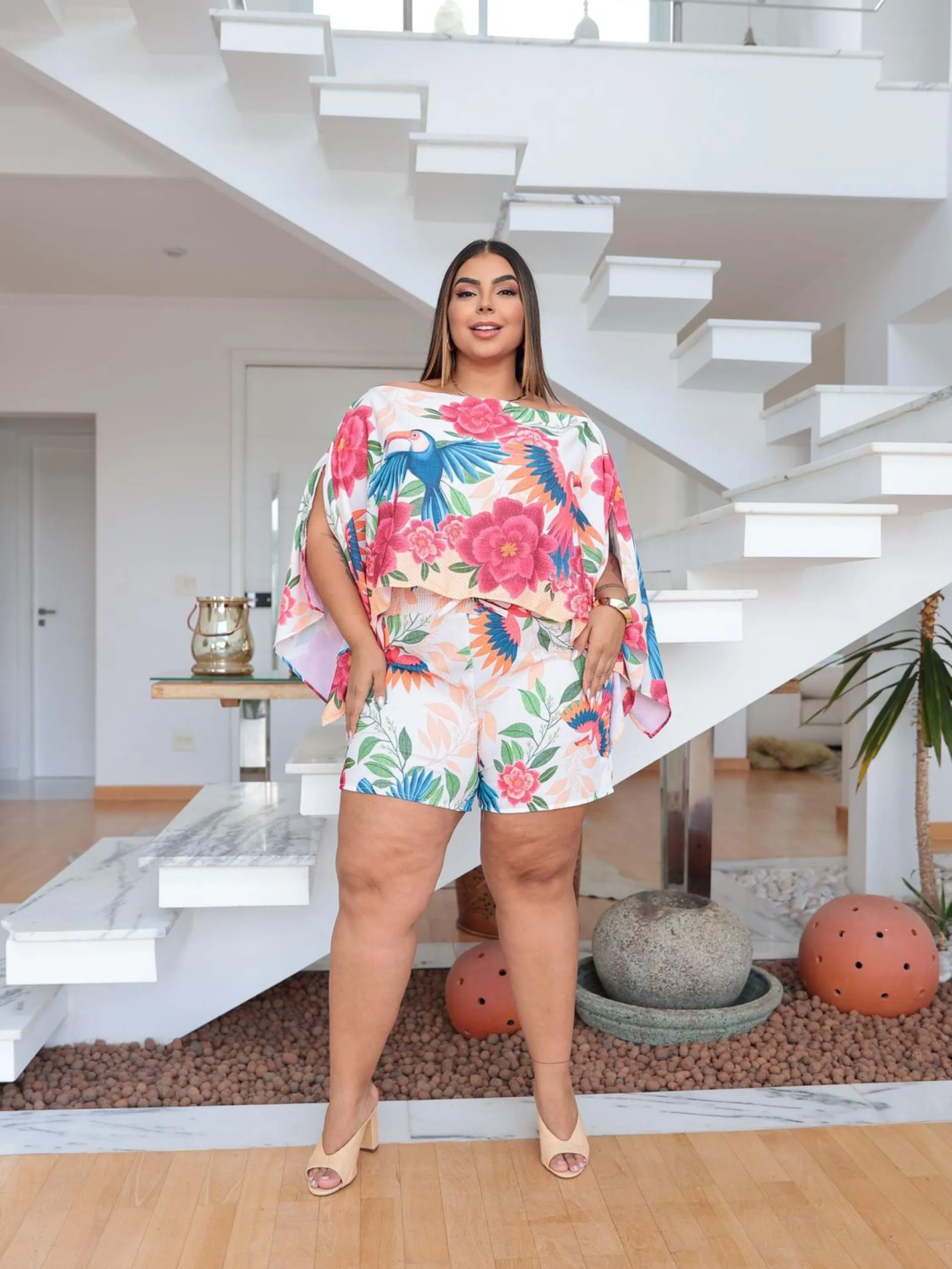 Conjunto duna estampado