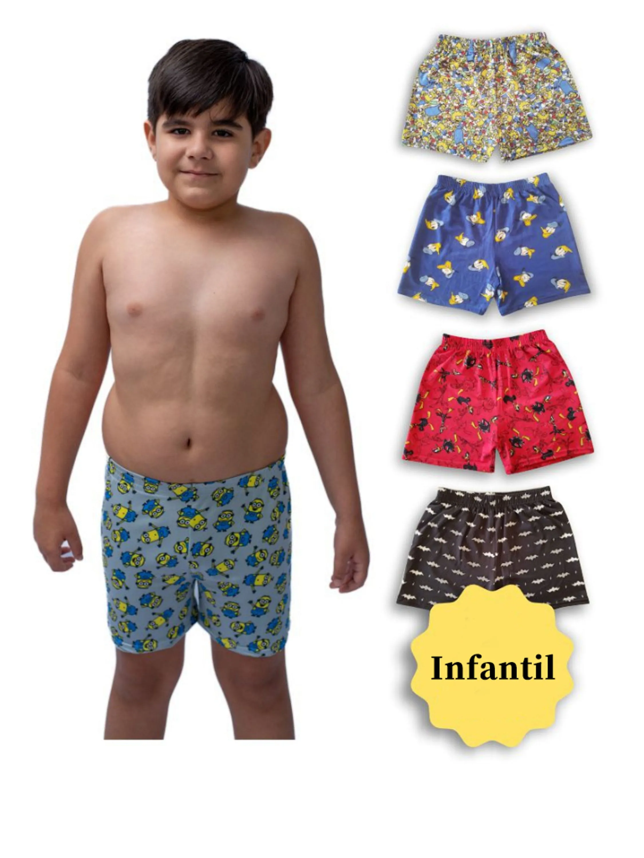 Cueca Samba Canção Infantil P ao G