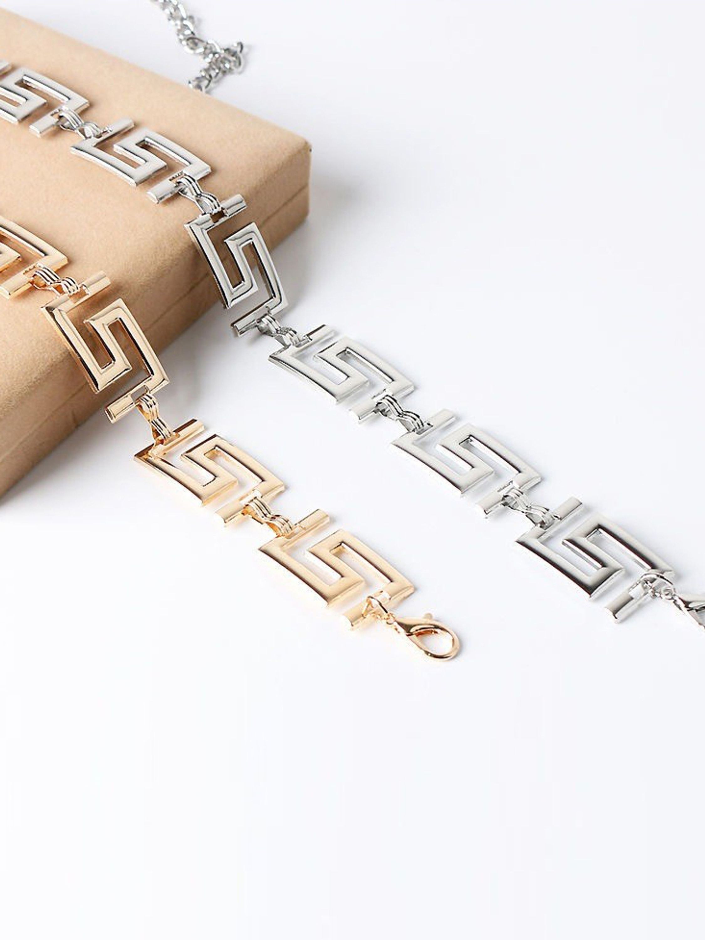 Cintos Feminino Com Corrente De Metal importado