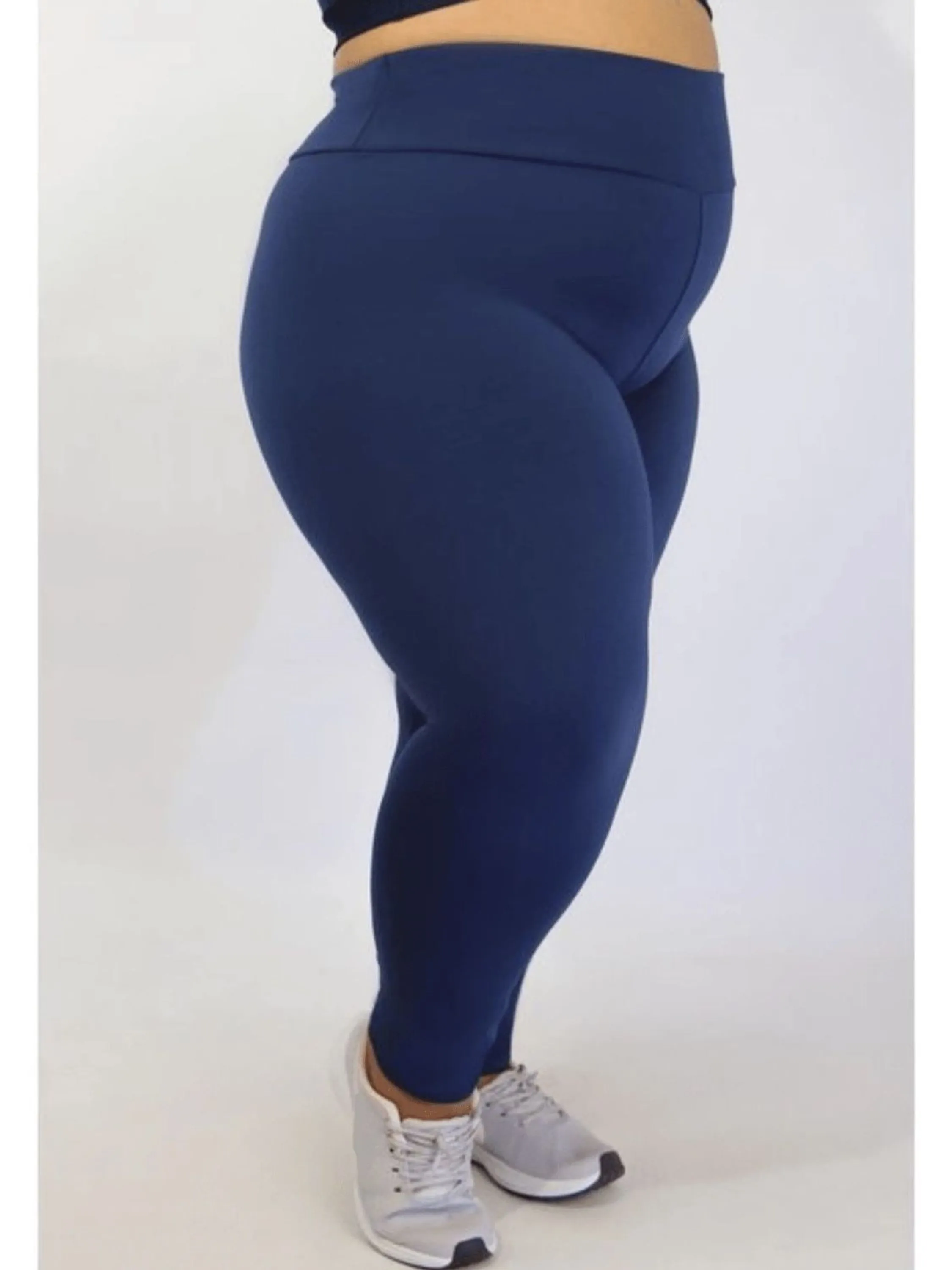 Calça Legging Flanelada Plus Size