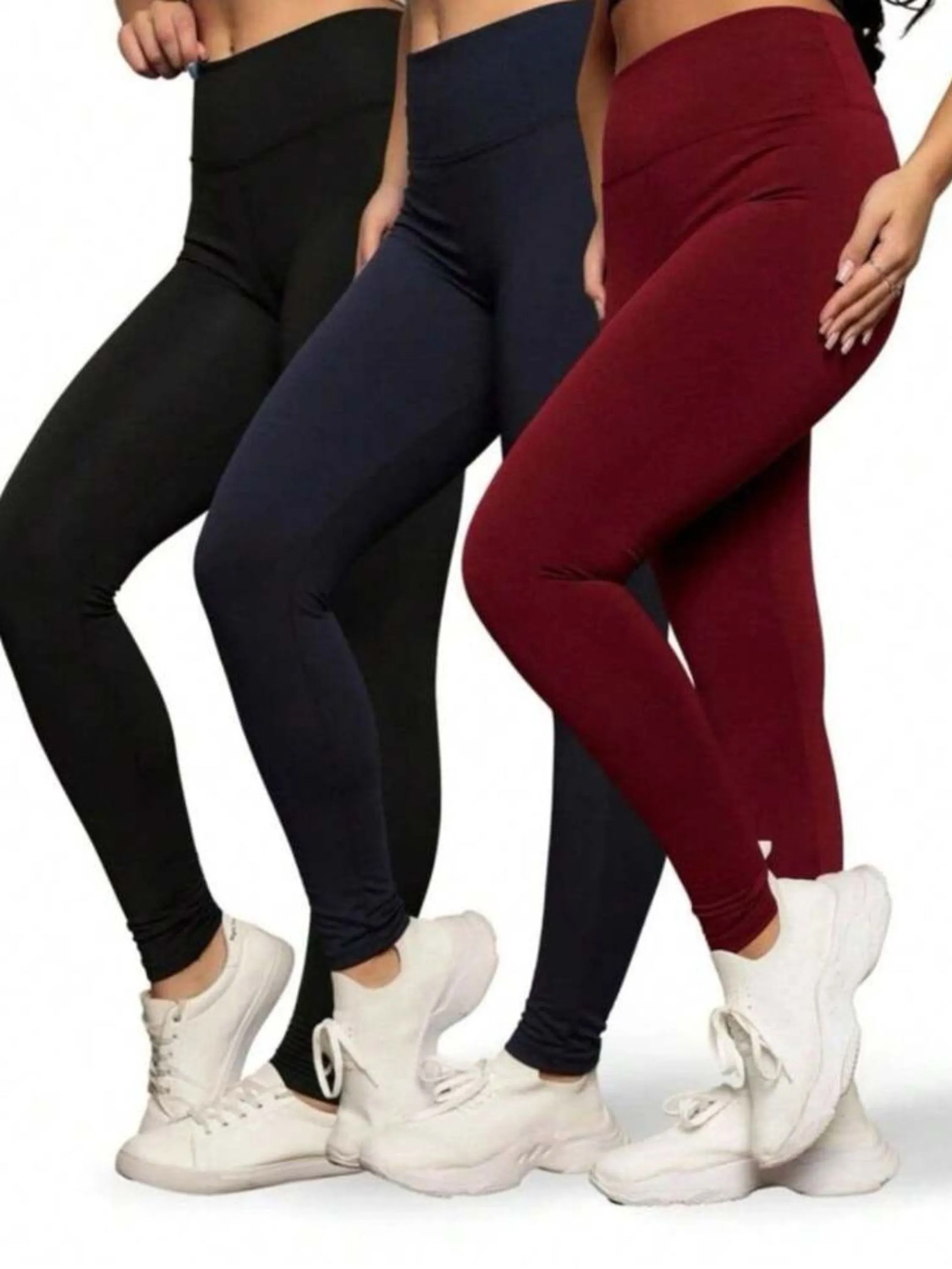 Calça Legging Flanelada Inverno Básica Feminina