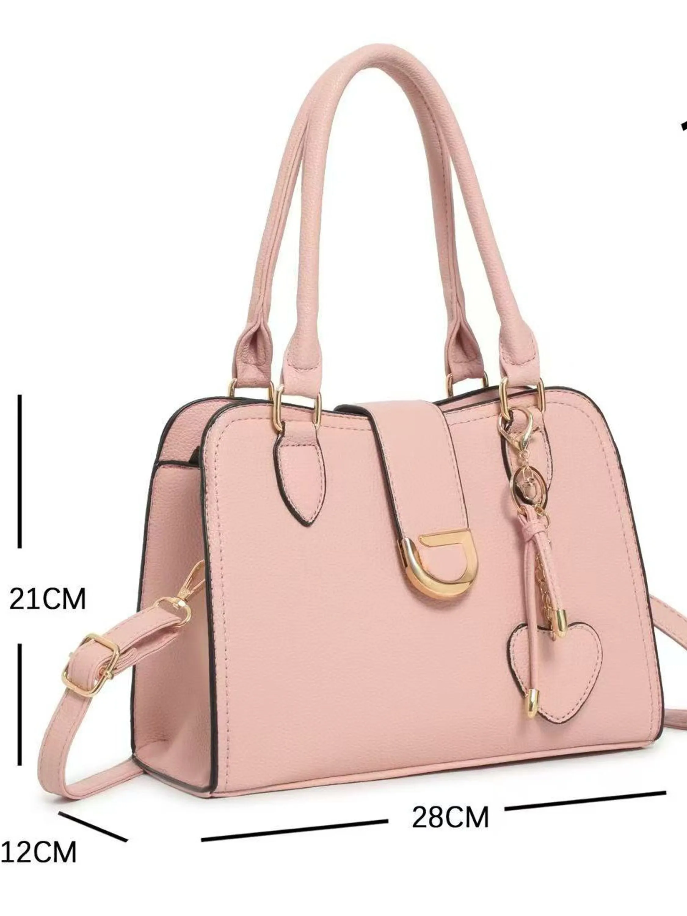 Bolsa feminina casual e moderna com chaveiro.C-52