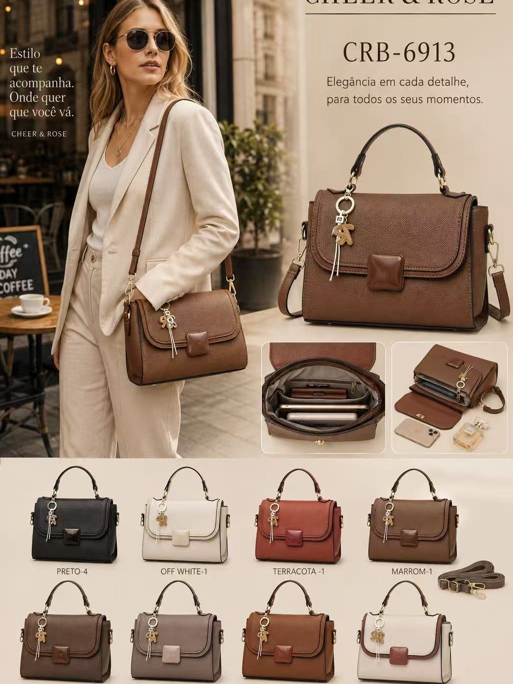Bolsas femininas modernas e estilosas 6913