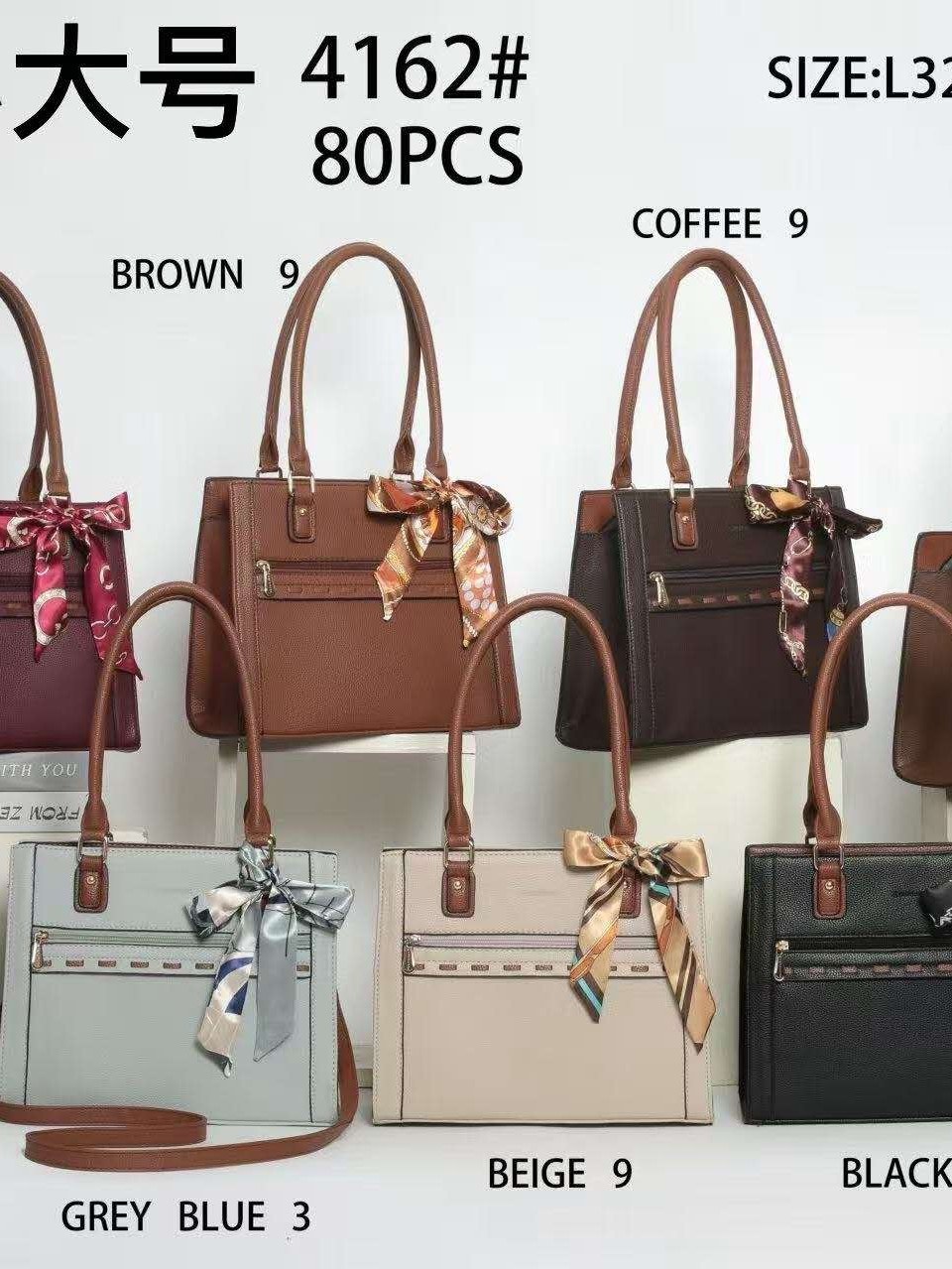 Bolsa grande feminina de duas vias 4162